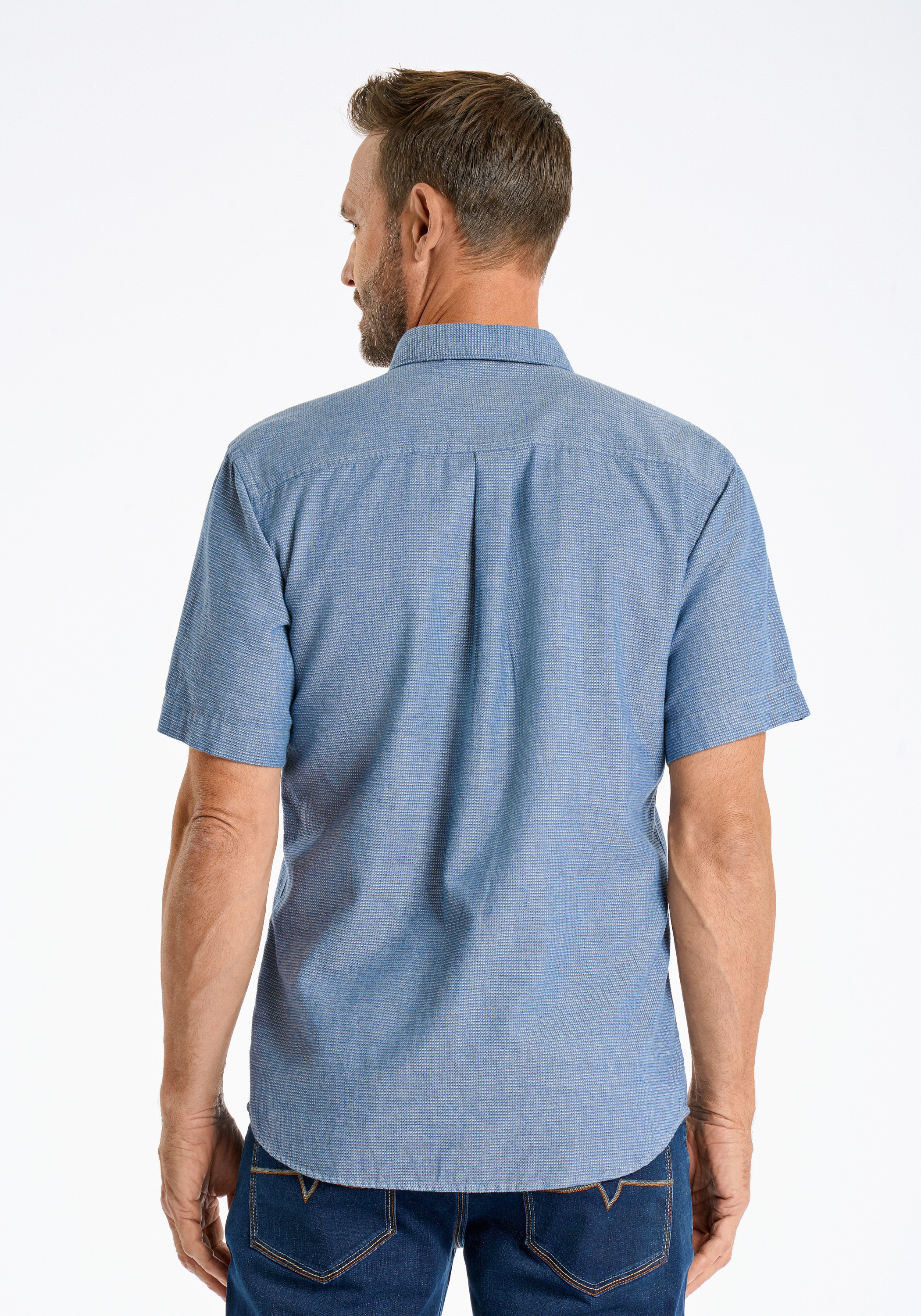 BISON Flanellhemd »Freizeithemd Regular Fit«