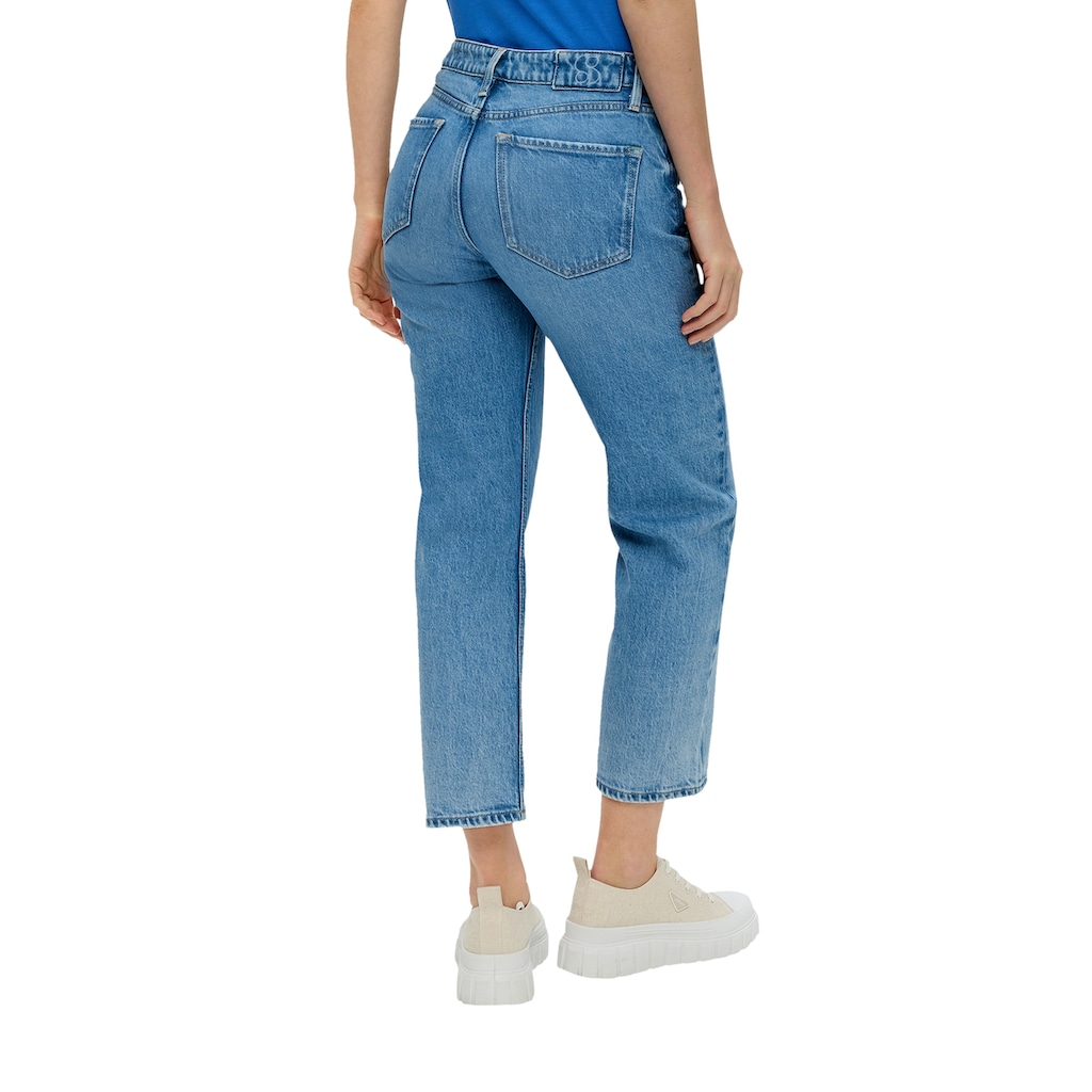 s.Oliver 5-Pocket-Jeans »Karolin«, mit floralem Muster