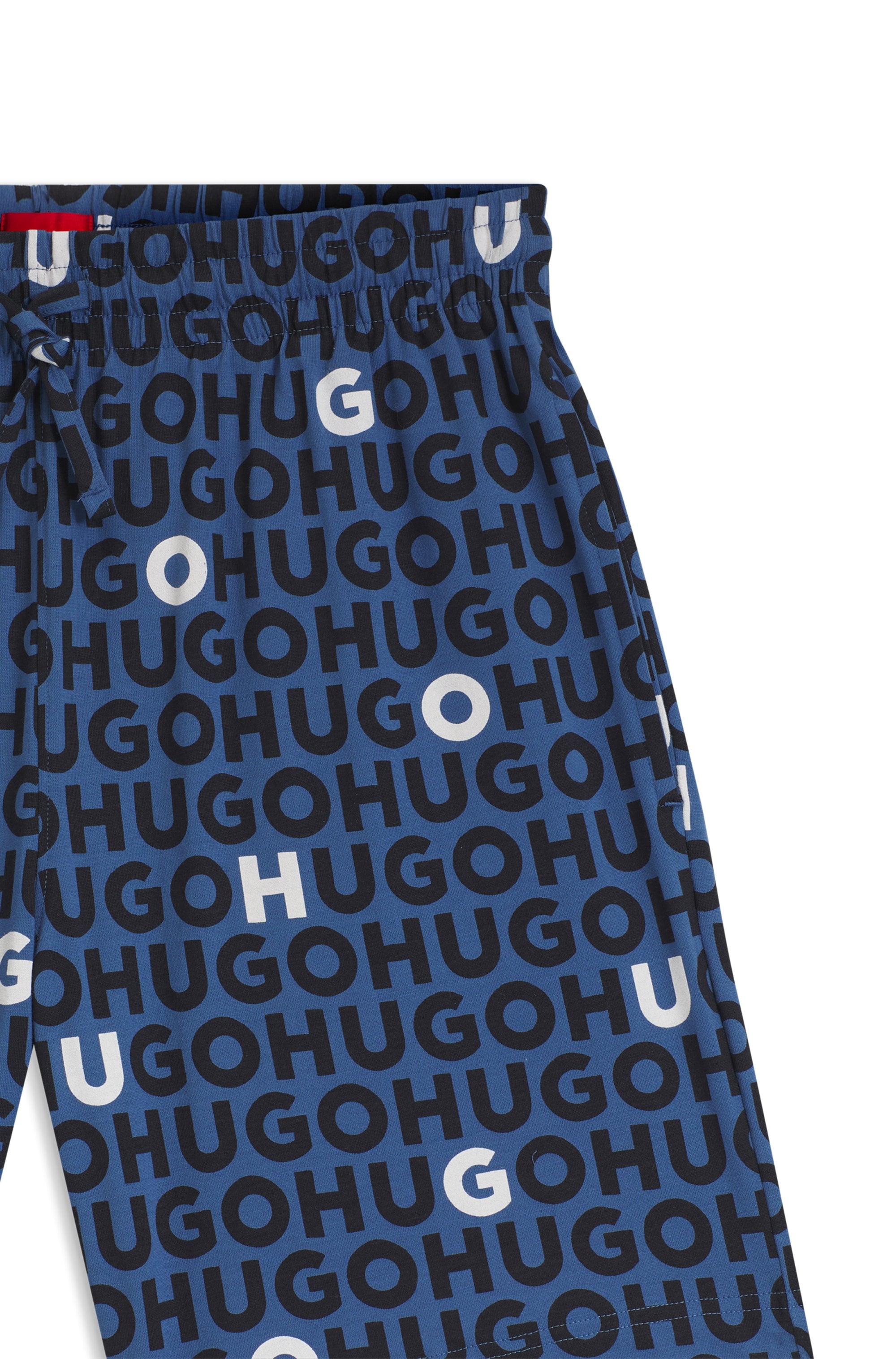 HUGO Underwear Schlafshorts »TORTUGA«  Allover Print, Straight, elastischer Bund