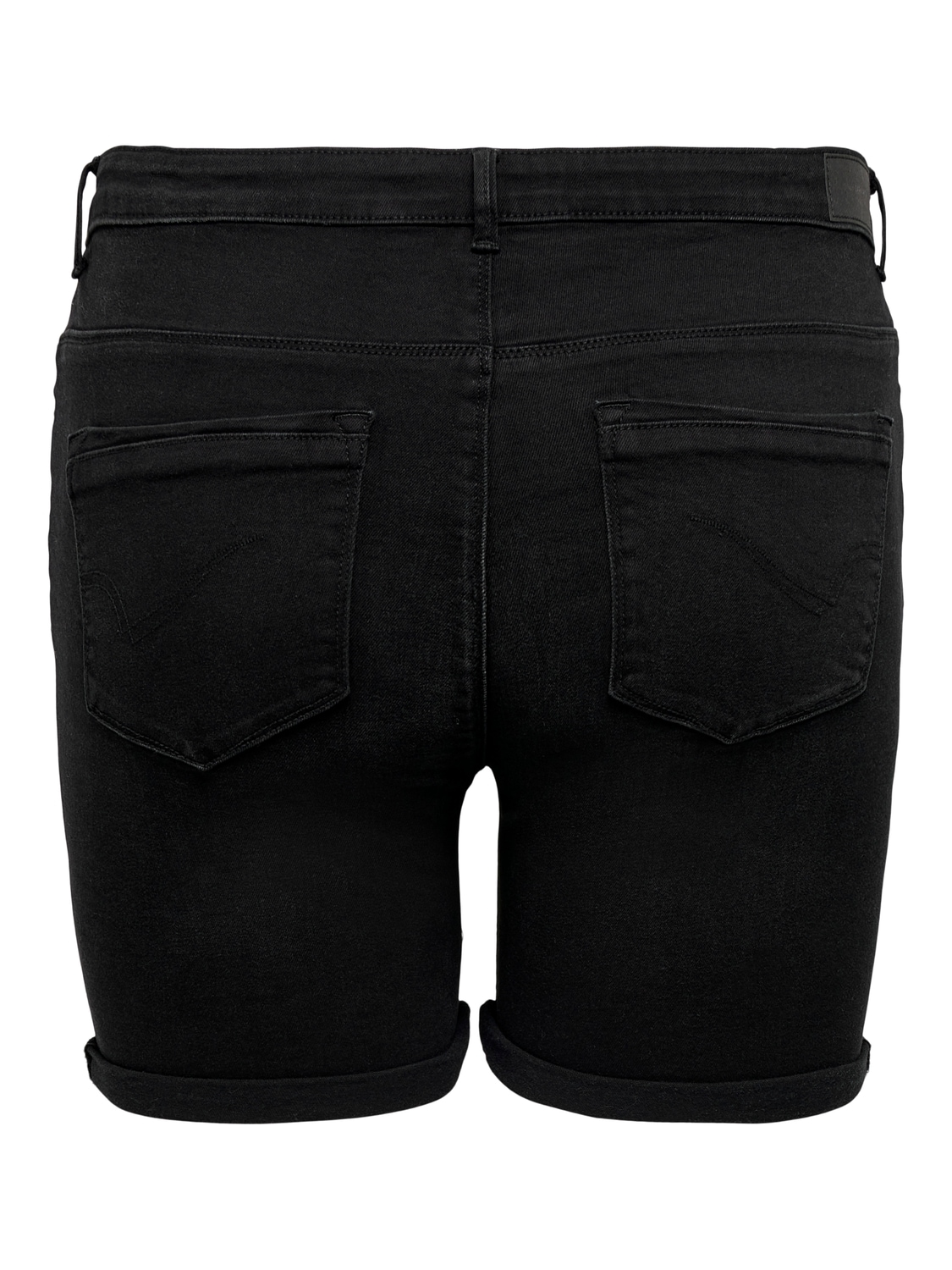 ONLY CARMAKOMA Jeansshorts »CARLAOLA HW SHORTS AZG573 DNM«, mit schmalem Umschlag