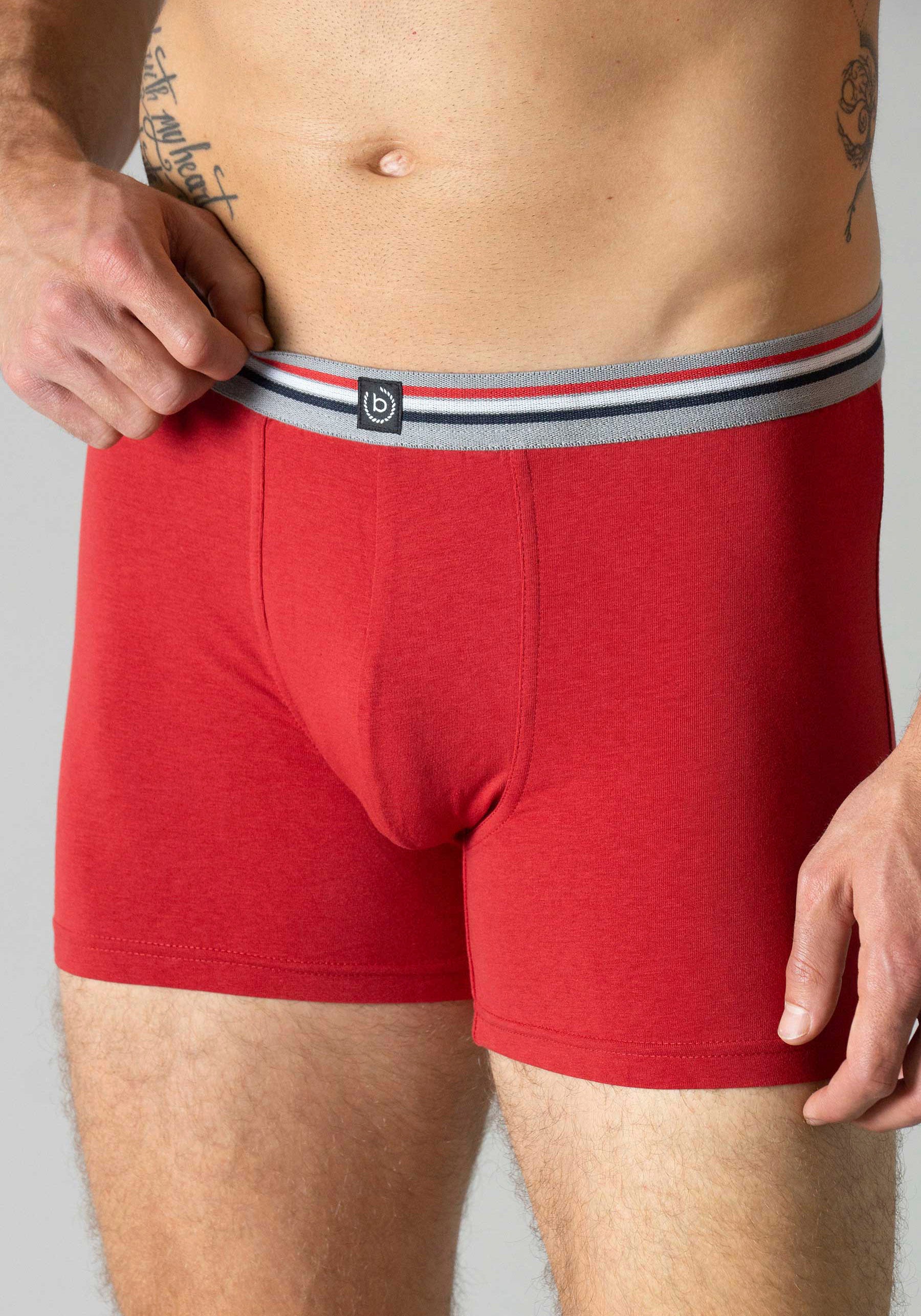 bugatti Boxershorts »Prag«, (3 St.), für jeden Tag