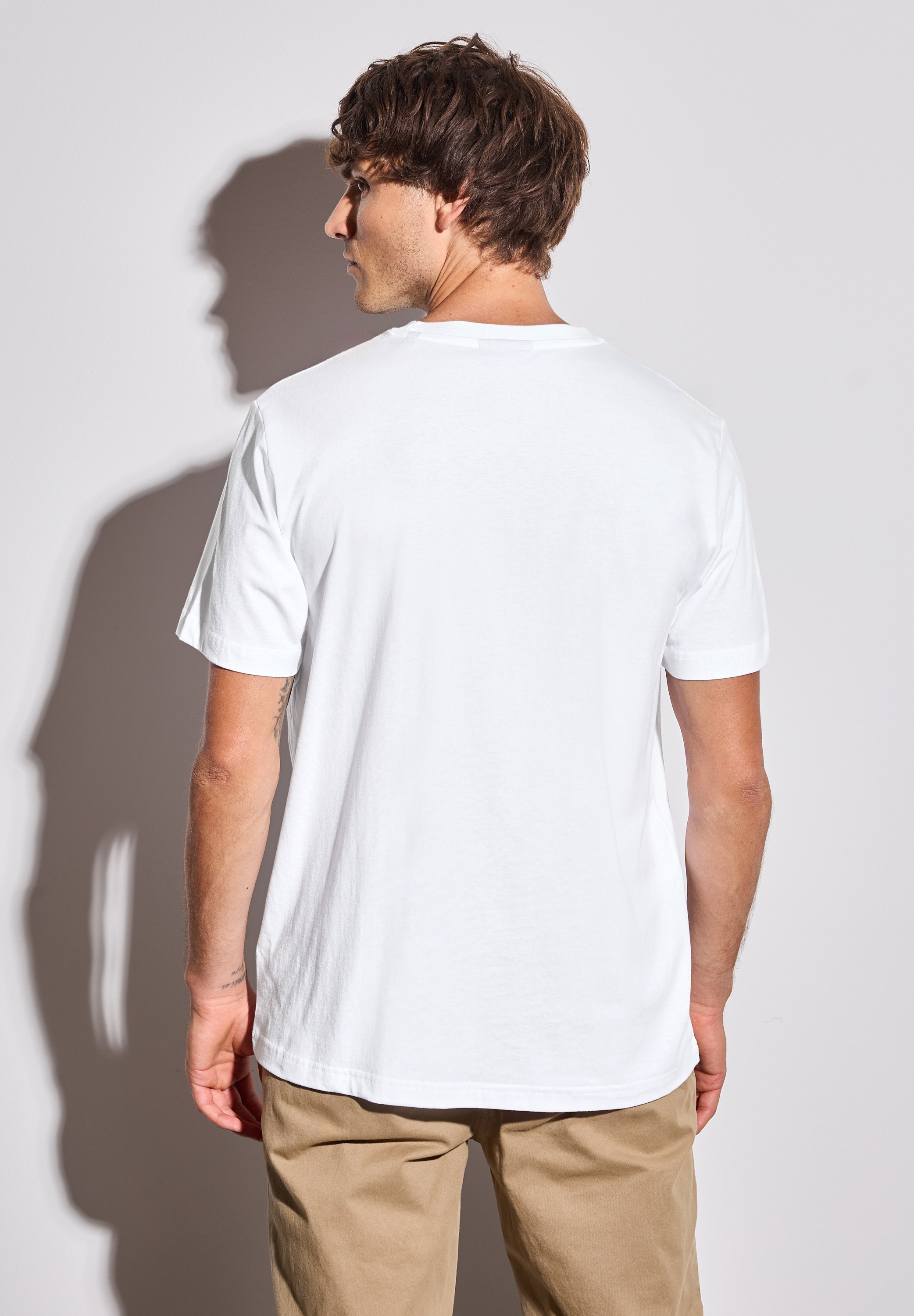 STREET ONE MEN T-Shirt, aus reiner Baumwolle