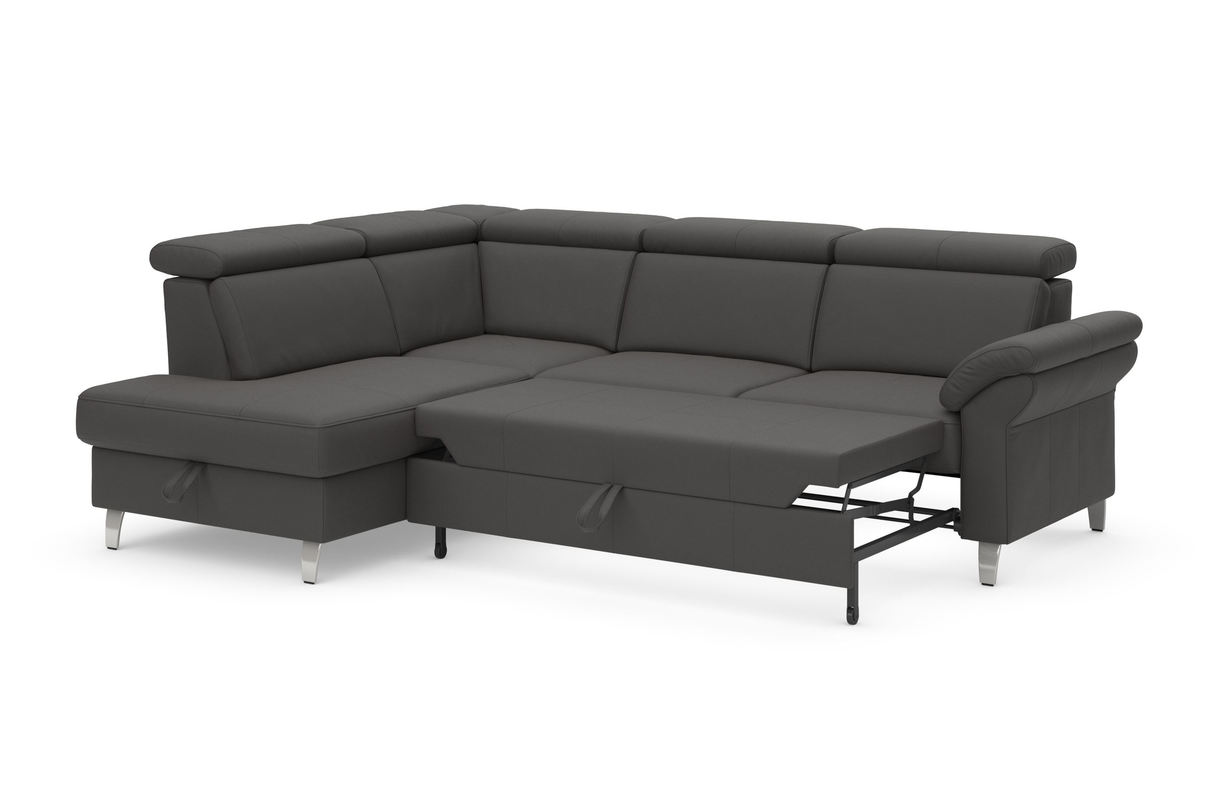 sit&more Ecksofa, inklusive Kopfteilverstellung, wahlweise mit Bettfunktion und Bettkasten