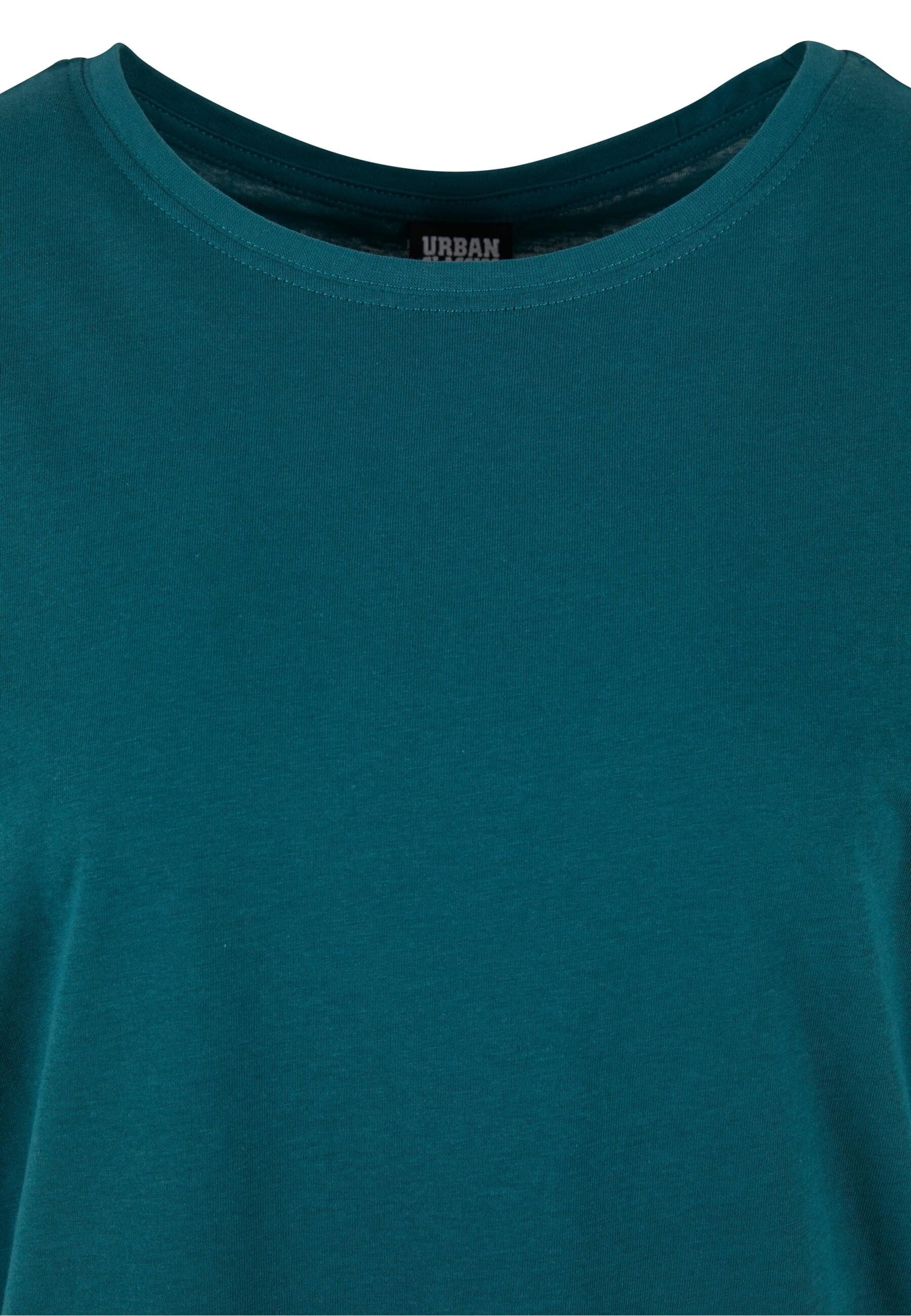 URBAN CLASSICS Kurzarmshirt »Urban Classics Damen Ladies Extended Shoulder Tee«, (1 tlg.)