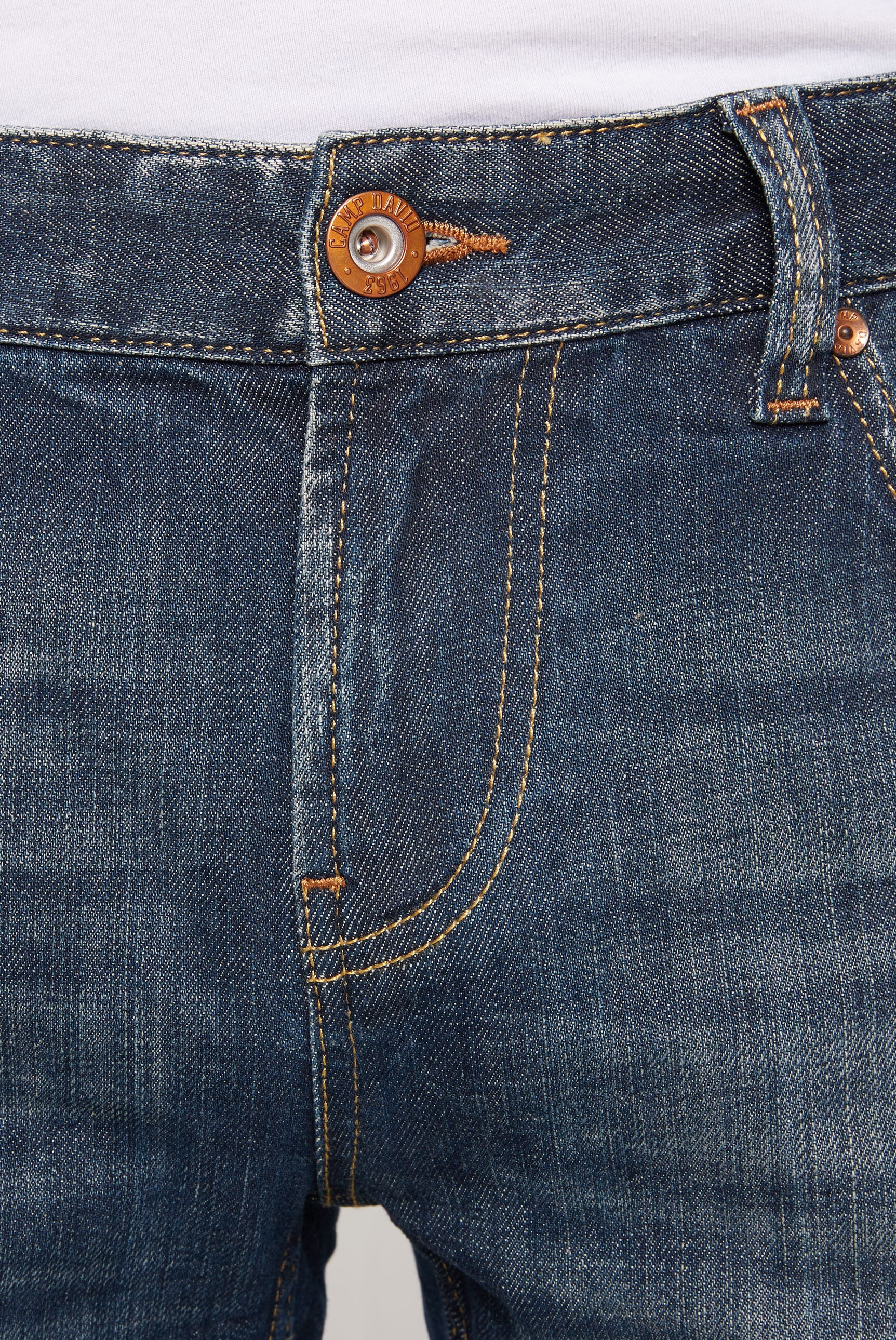 CAMP DAVID Regular-fit-Jeans, mit niedriger Leibhöhe