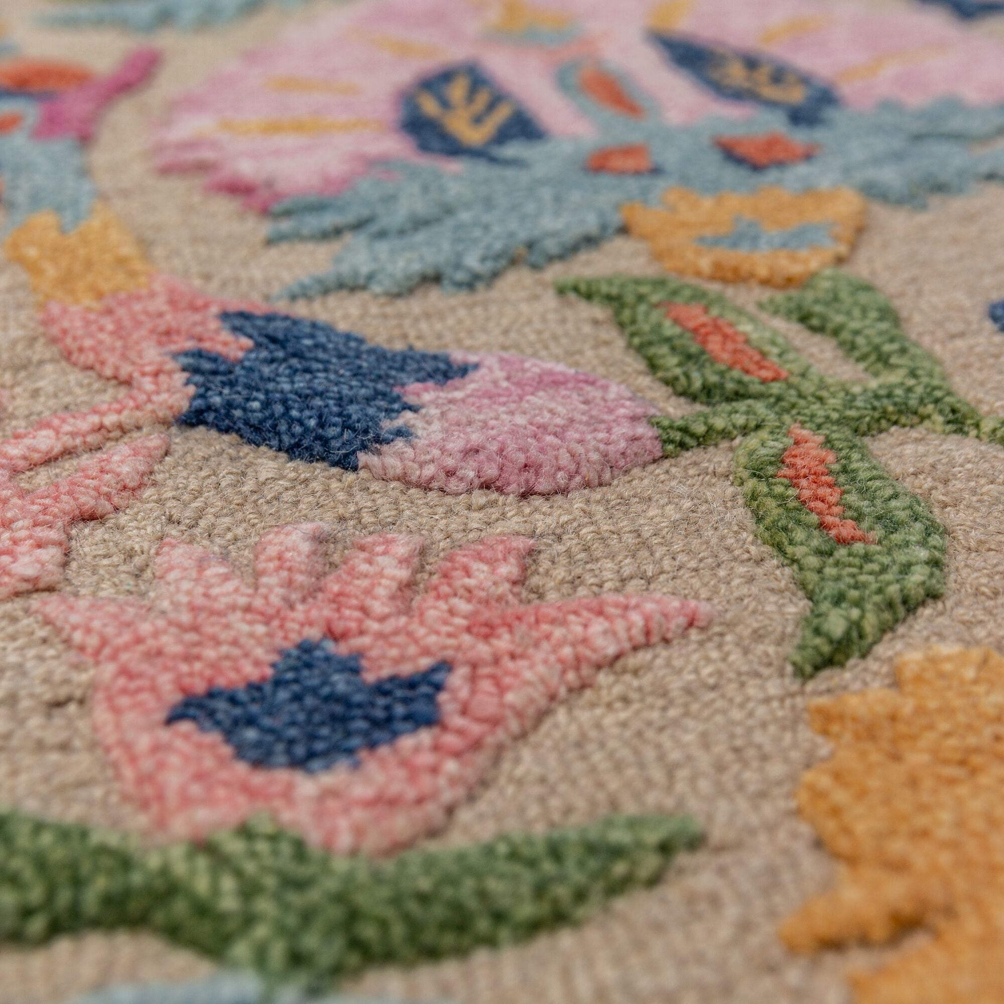 FLAIR RUGS Teppich »AMIRA FLORAL WOOL« rechteckig 8 mm Höhe