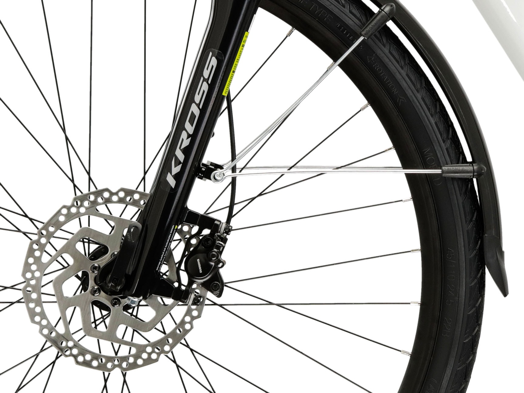 Kross »E-Trekkingbike Damen Trans Hybrid 1.0 28" weiß 8 Gänge« 8 Gang Shimano ACERA M3020 Schaltwerk Kettenschaltung Heckmotor 250 W