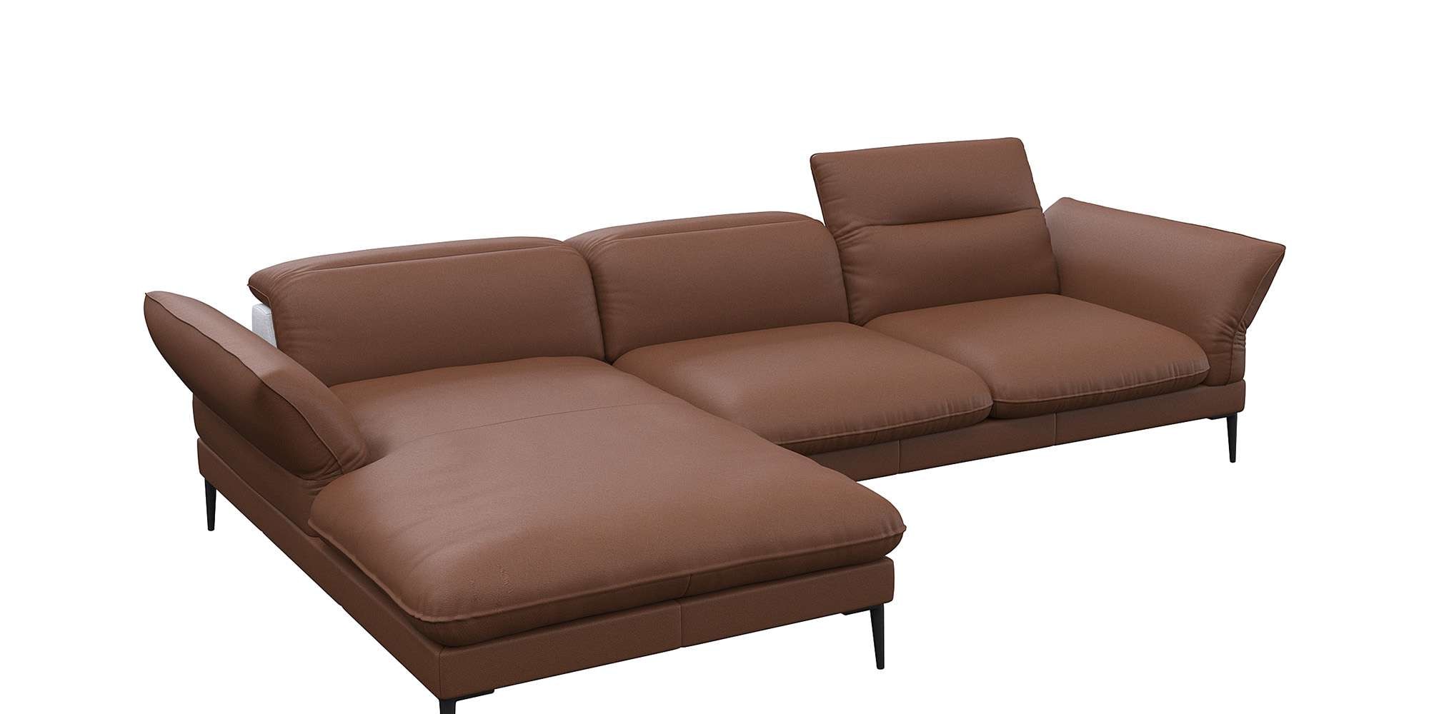 FLEXLUX "Salino, Funktionssofa mit Recamiere, Relaxsofa, Ecksofa" Sofa mit günstig online kaufen