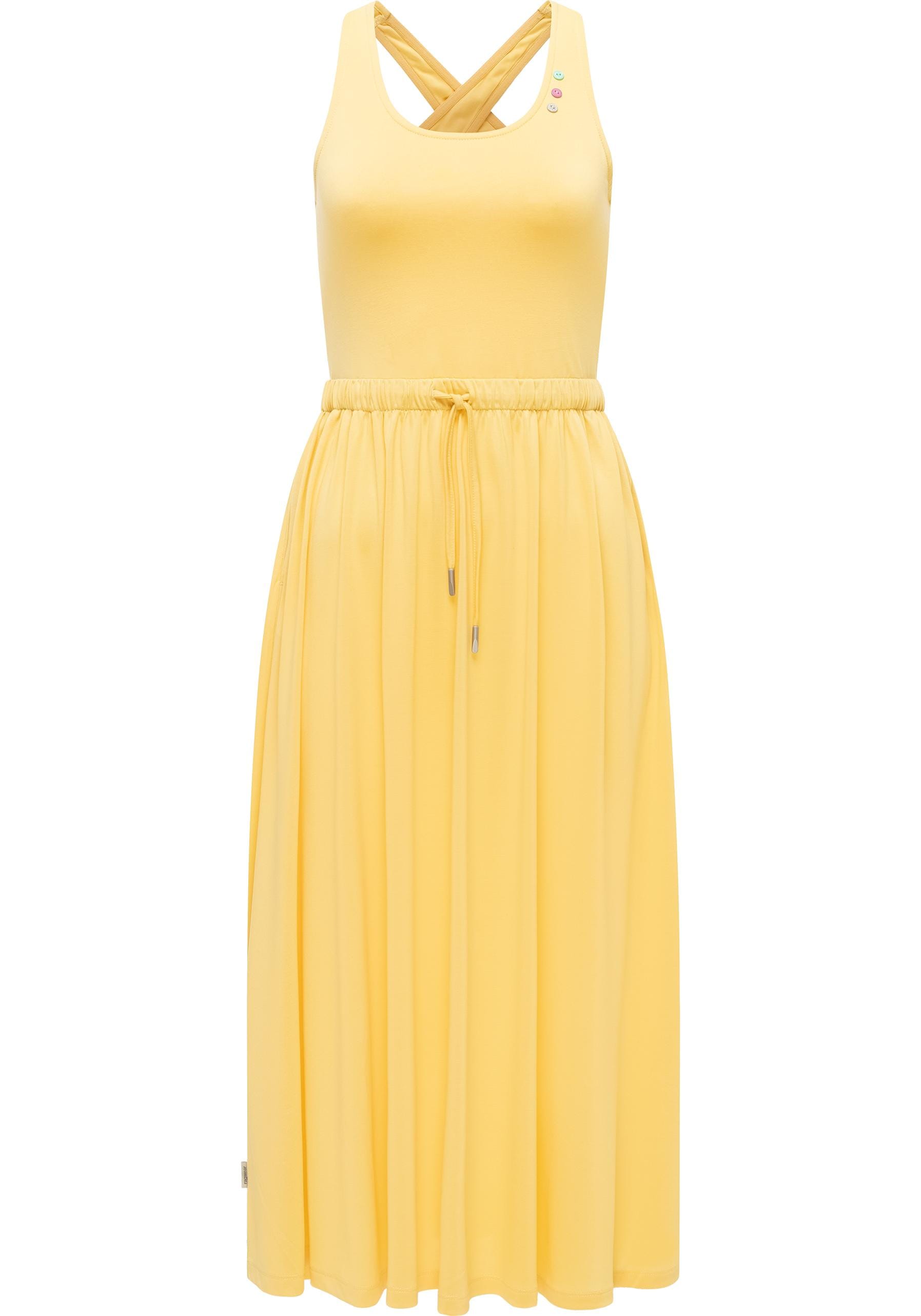 Ragwear Shirtkleid »Mauglia YOUMODO« Eingrifftaschen Sommerkleid mit Trägern und Taillenzugband