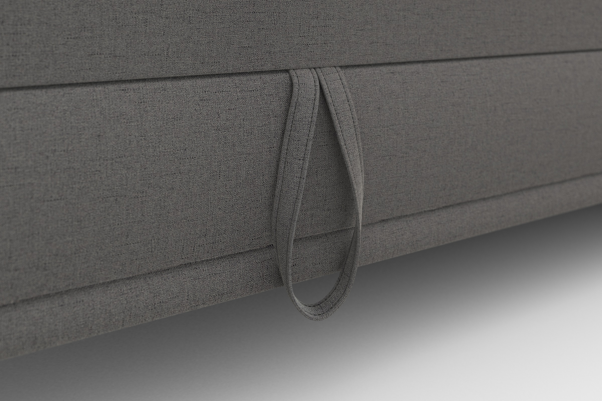 sit&more Ecksofa »Cabrio L-Form, mit Sitztiefenverstellung, Arm- und Kopfteilverstellung«, 2 Nierenkissen, Federkern, optional Bettfunktion und Stauraum