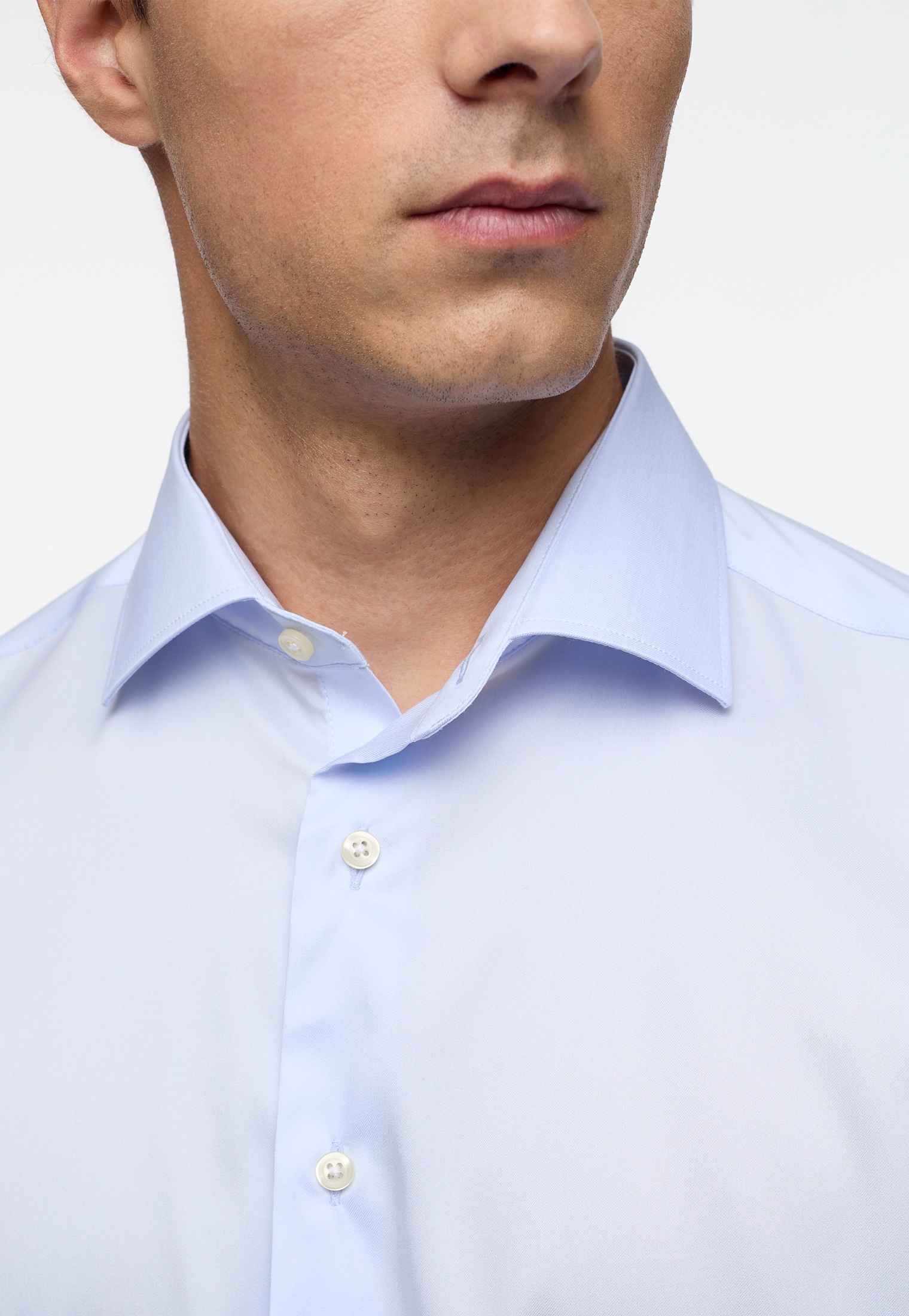 Eterna Langarmhemd »SLIM FIT«, EASY IRON (bügelleicht)