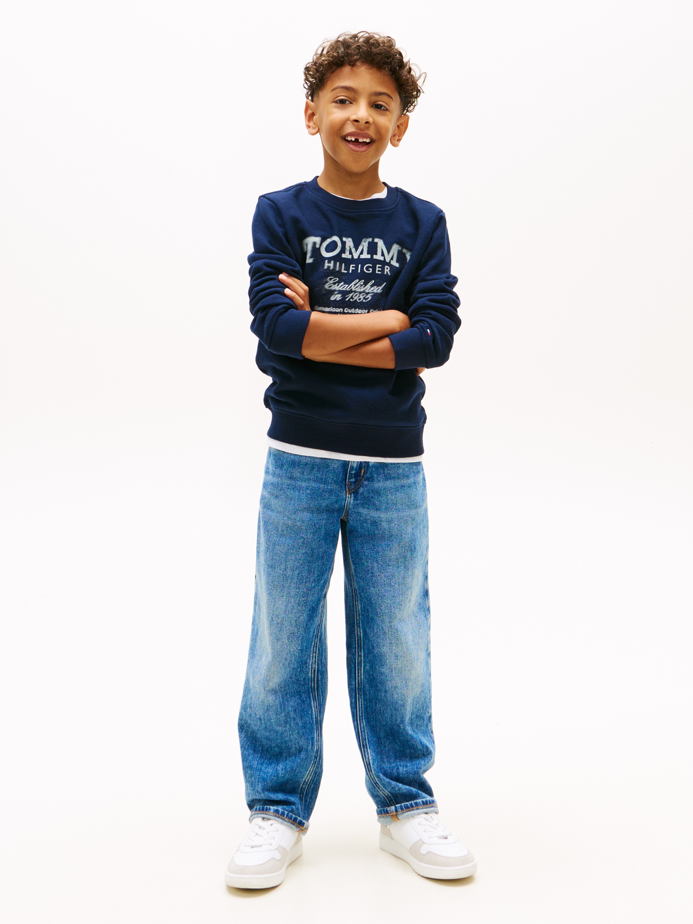 Thumbnail - Tommy Hilfiger Sweatshirt, Regular fit, für Kinder bis 16 Jahre