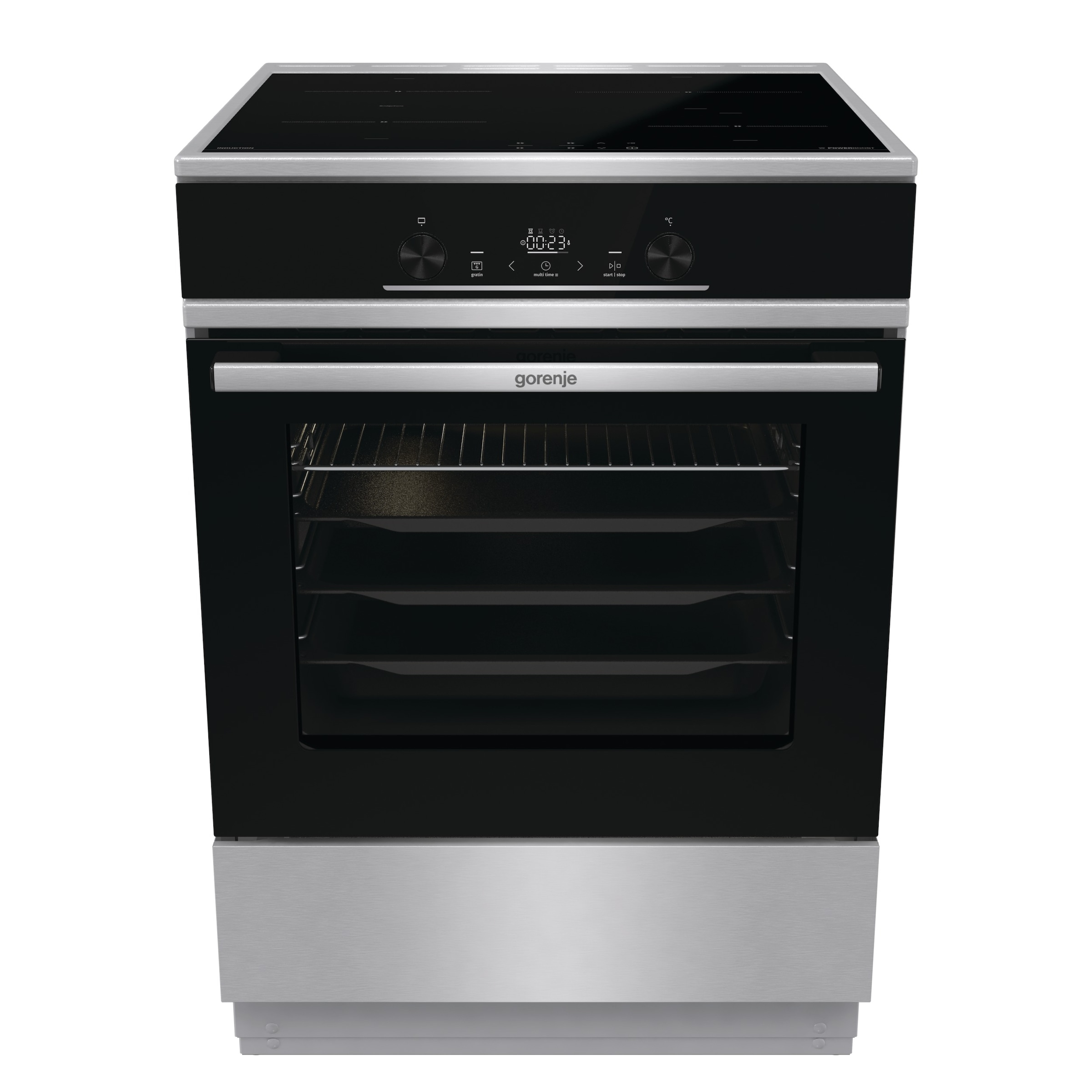 GORENJE Induktions-Standherd "GEIT6E81XPG" Pyrolyse-Selbstreinigung 1 Stk. günstig online kaufen