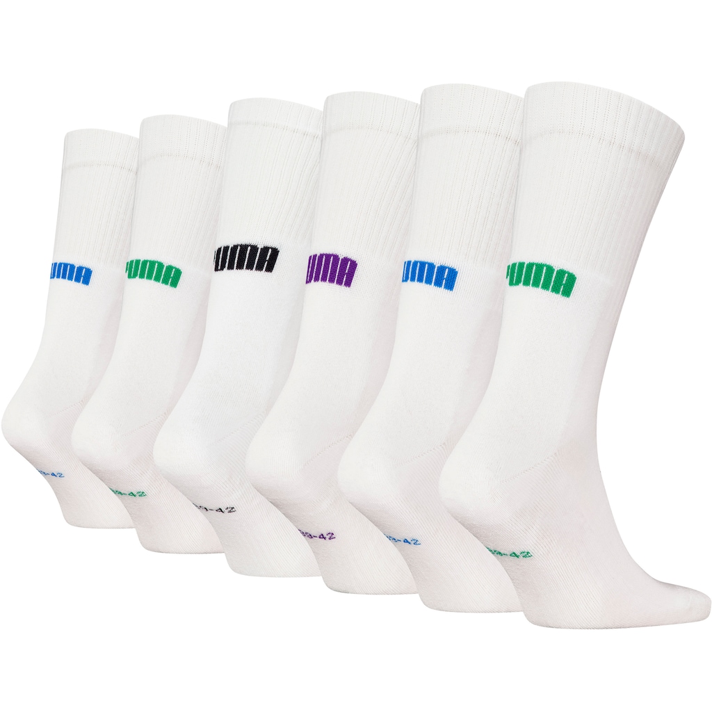 PUMA Sportsocken, (6 Paar)