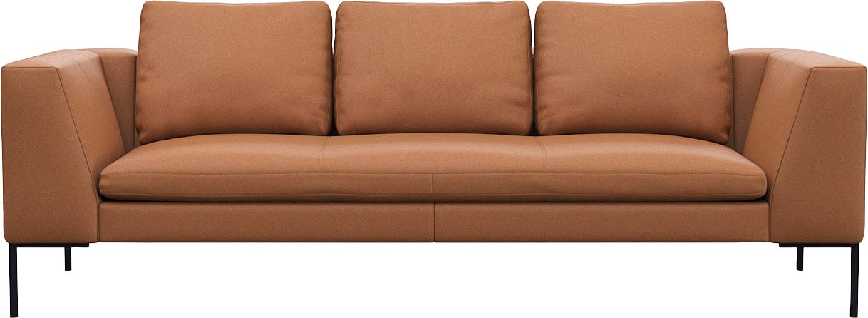 3-Sitzer »Loano«, modernes Sofa, frei im Raum stellbar, lose Kissen, Kaltschaum im Sitz