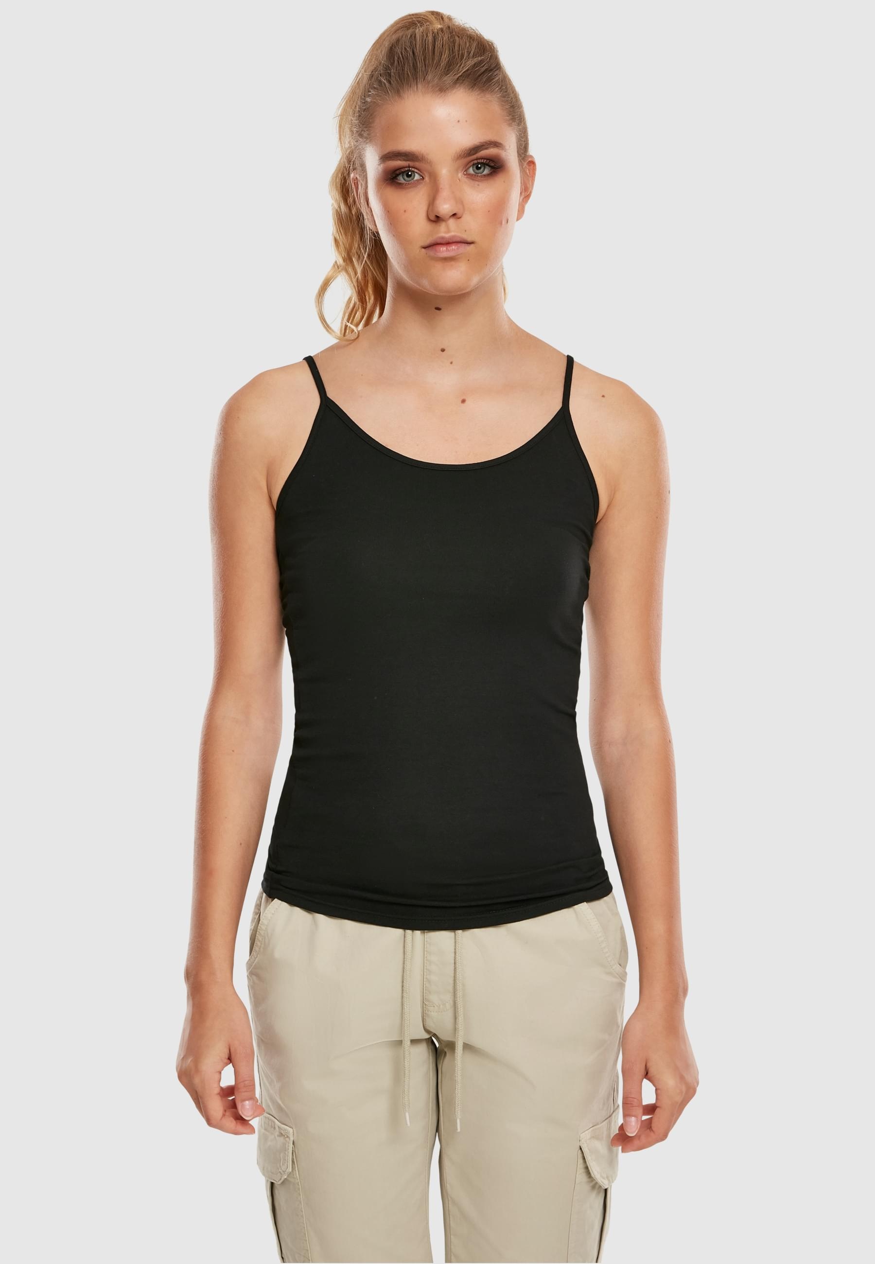 URBAN CLASSICS Muskelshirt »Urban Classics Damen Ladies Basic Top 2-Pack«, (1 tlg.)