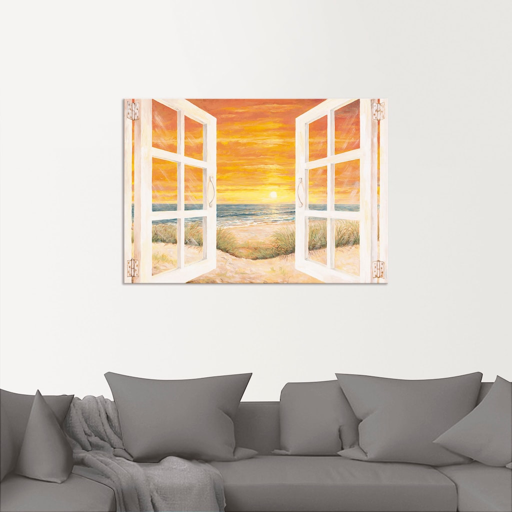 Artland Wandbild »Fenster zum Meer«, Meer Bilder, (1 St.)