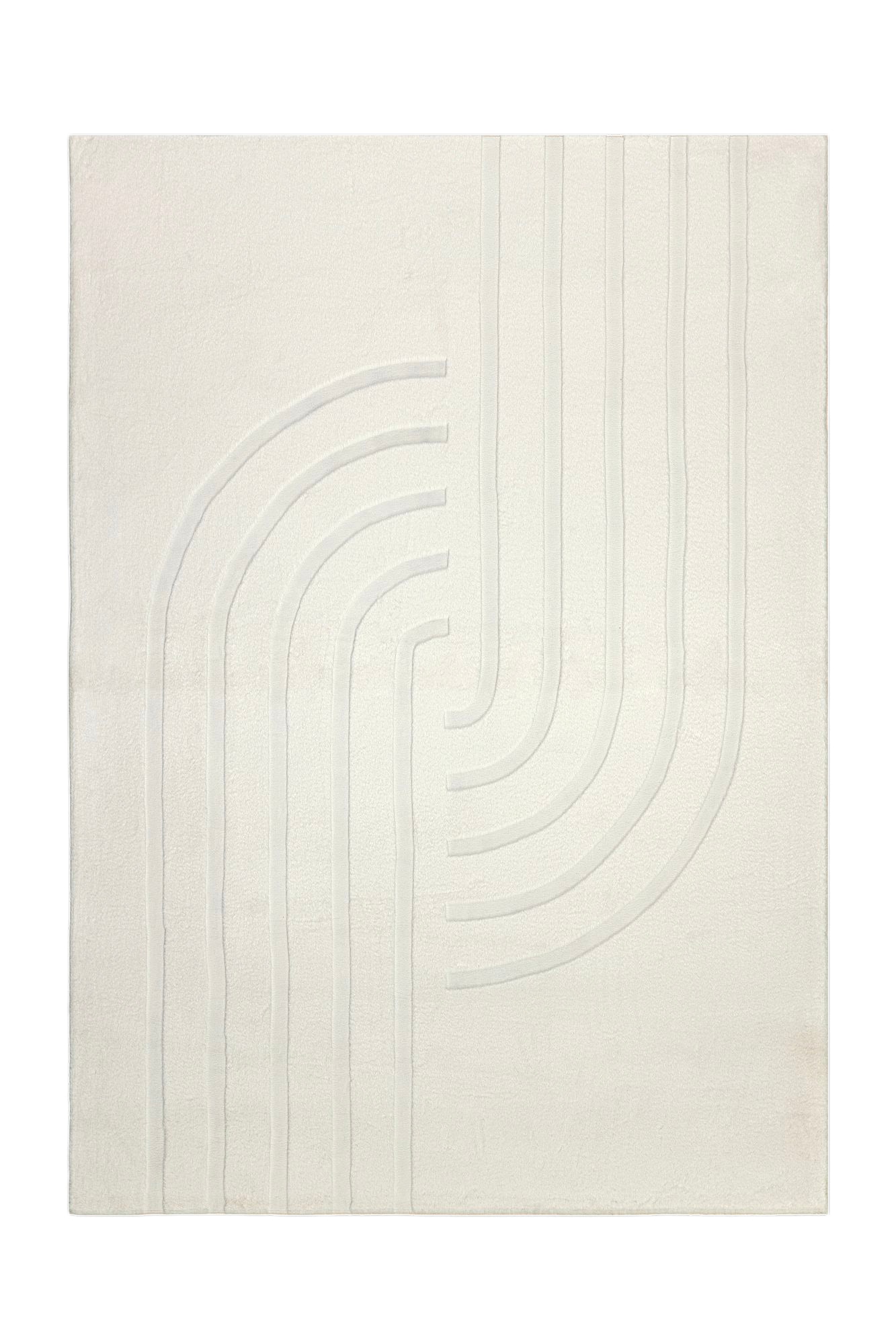 Kayoom Teppich "Peace 725" rechteckig 22 mm Höhe Kurzflor, Hochflor, Modernes Muster, Vegan, Fußbodenheizungsgeeignet