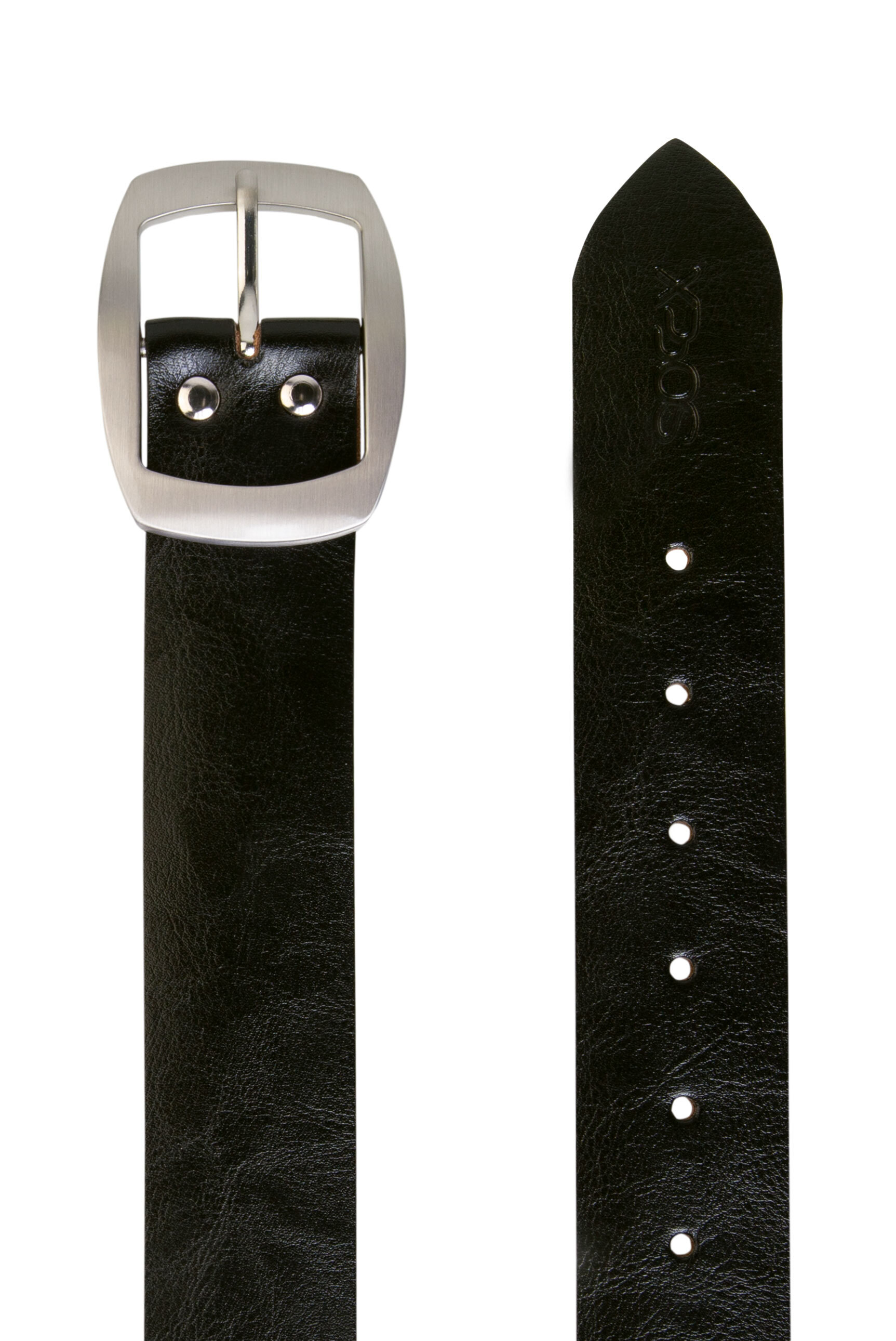 Thumbnail - SOCCX Ledergürtel mit allergikerfreundlichem Verschluss