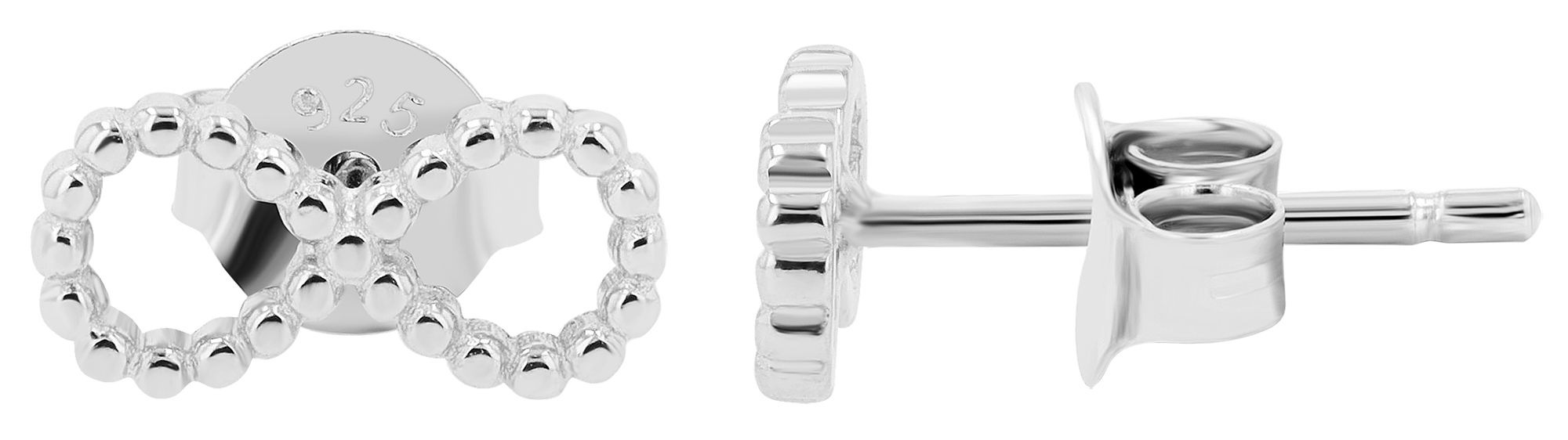 Adelia´s Paar Ohrhänger "Damen Ohrringe – Ohrstecker Unendlichkeitszeichen günstig online kaufen