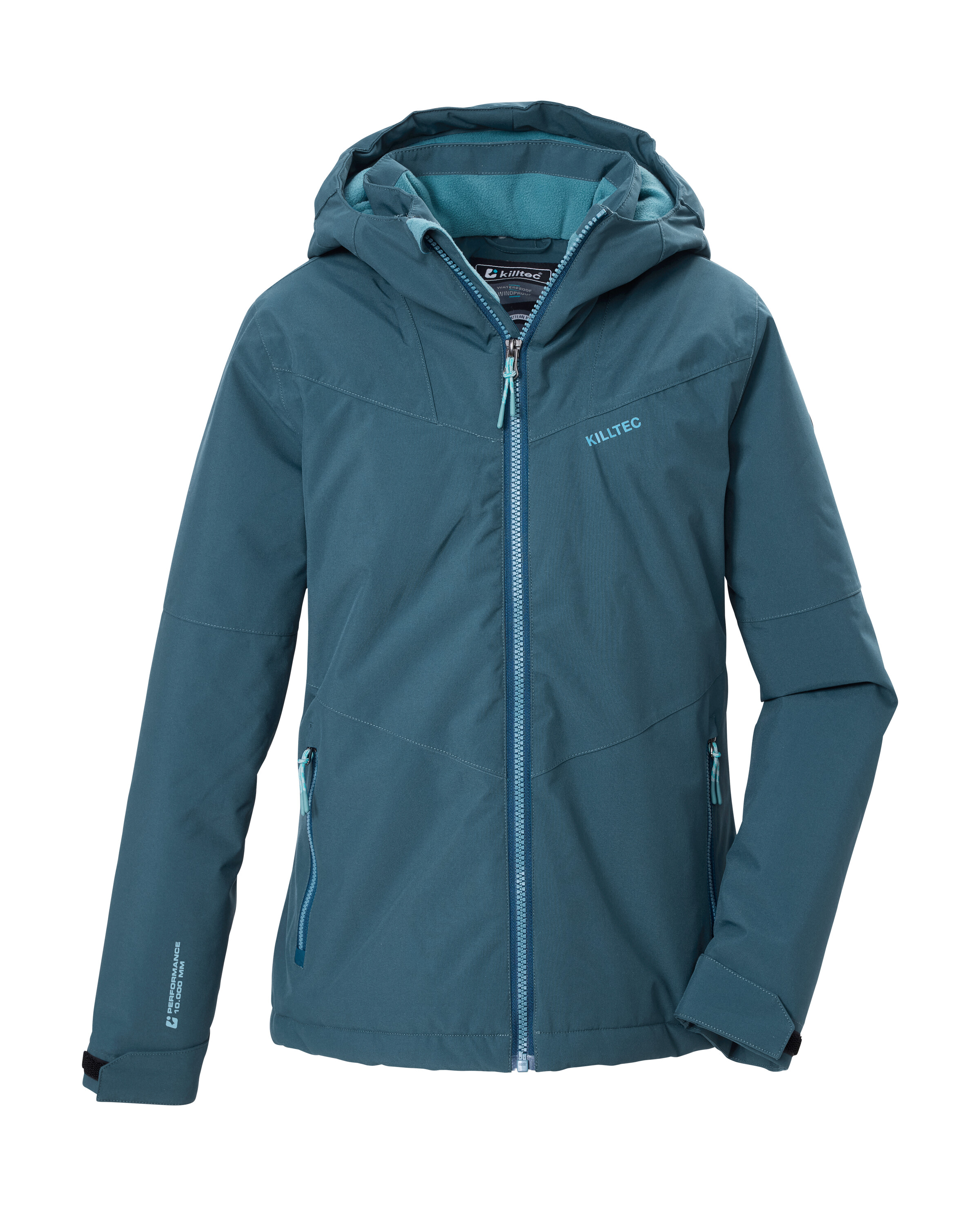 Killtec Funktionsjacke "KOW 161 GRLS JCKT" Wind- und wasserdichte Mädchenjacke mit Teflon EcoElite™ Imprägnierung
