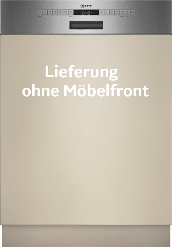 NEFF teilintegrierbarer Geschirrspüler N 70 "S147YCS03E", 14 Maßgedecke, Zeolith für herausragende Trocknungsergebnisse