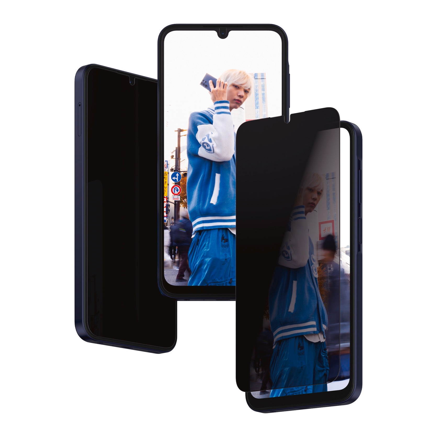 PanzerGlass Displayschutzglas »Ultra Wide Fit Privacy Screen Protector«, für Samsung Galaxy A25 5G, Blickschutz Displayschutzfolie Displayschutz Kratz-& Stoßfest