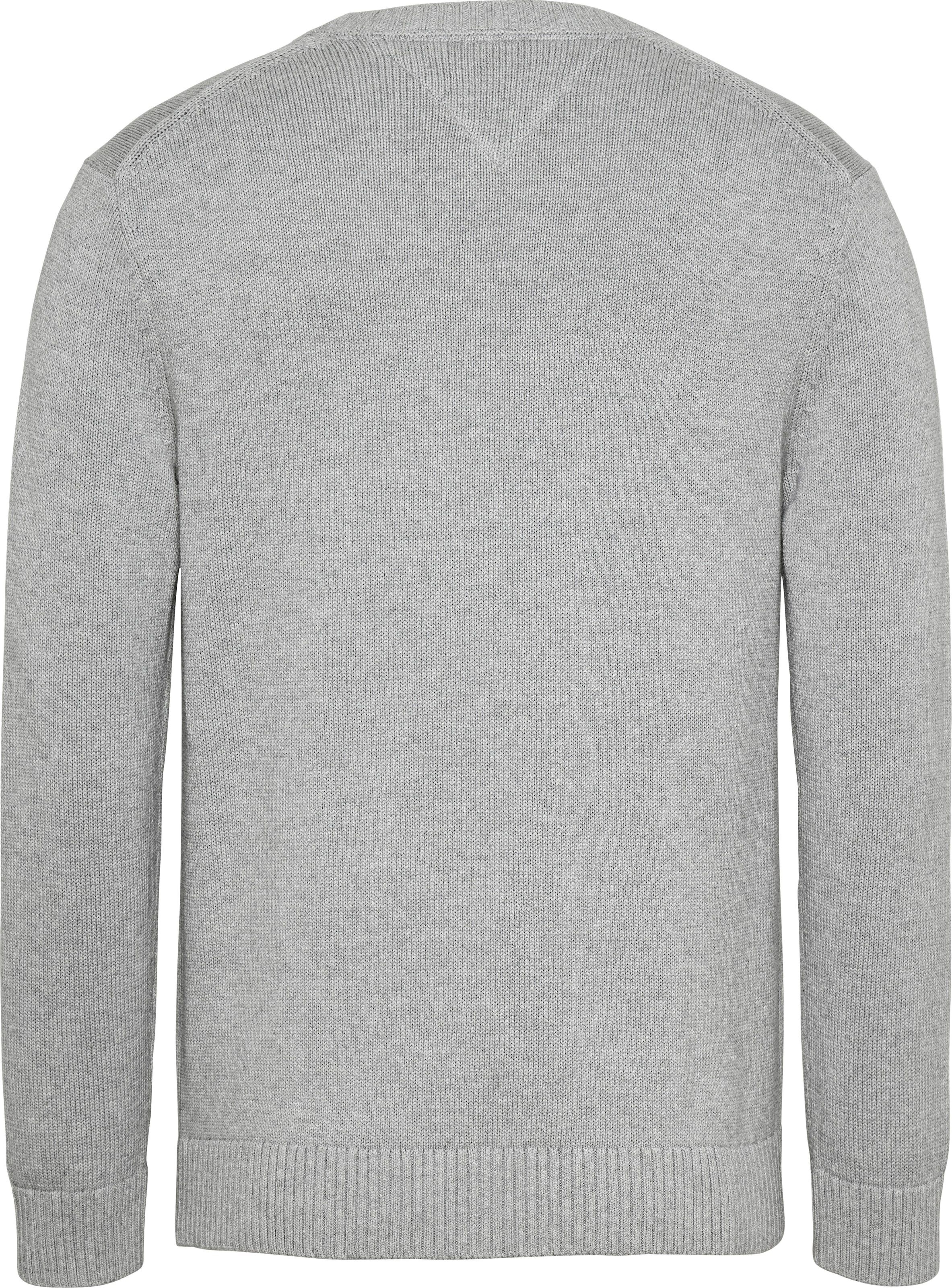 Tommy Jeans Strickpullover »TJM SLIM ESSNTLS C-NECK SWEATER«, mit Markenlogo auf der Brust