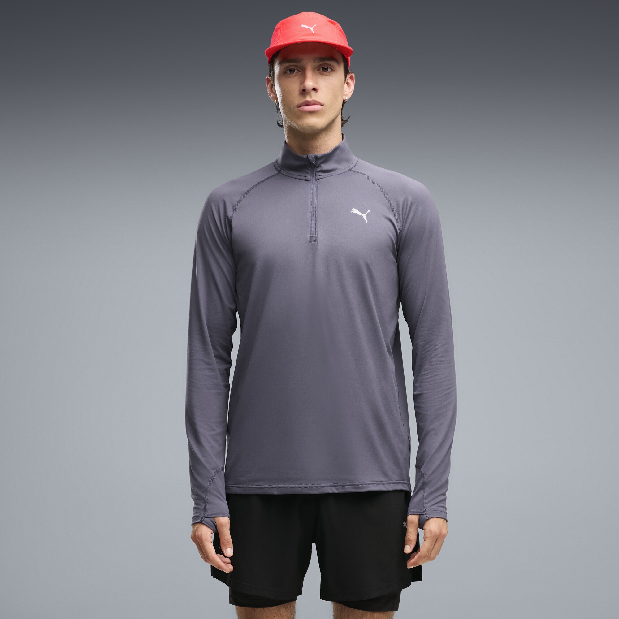 PUMA Trainingsshirt »VELOCITY CLOUDSPUN Laufoberteil mit halbem Reißverschluss Herren«