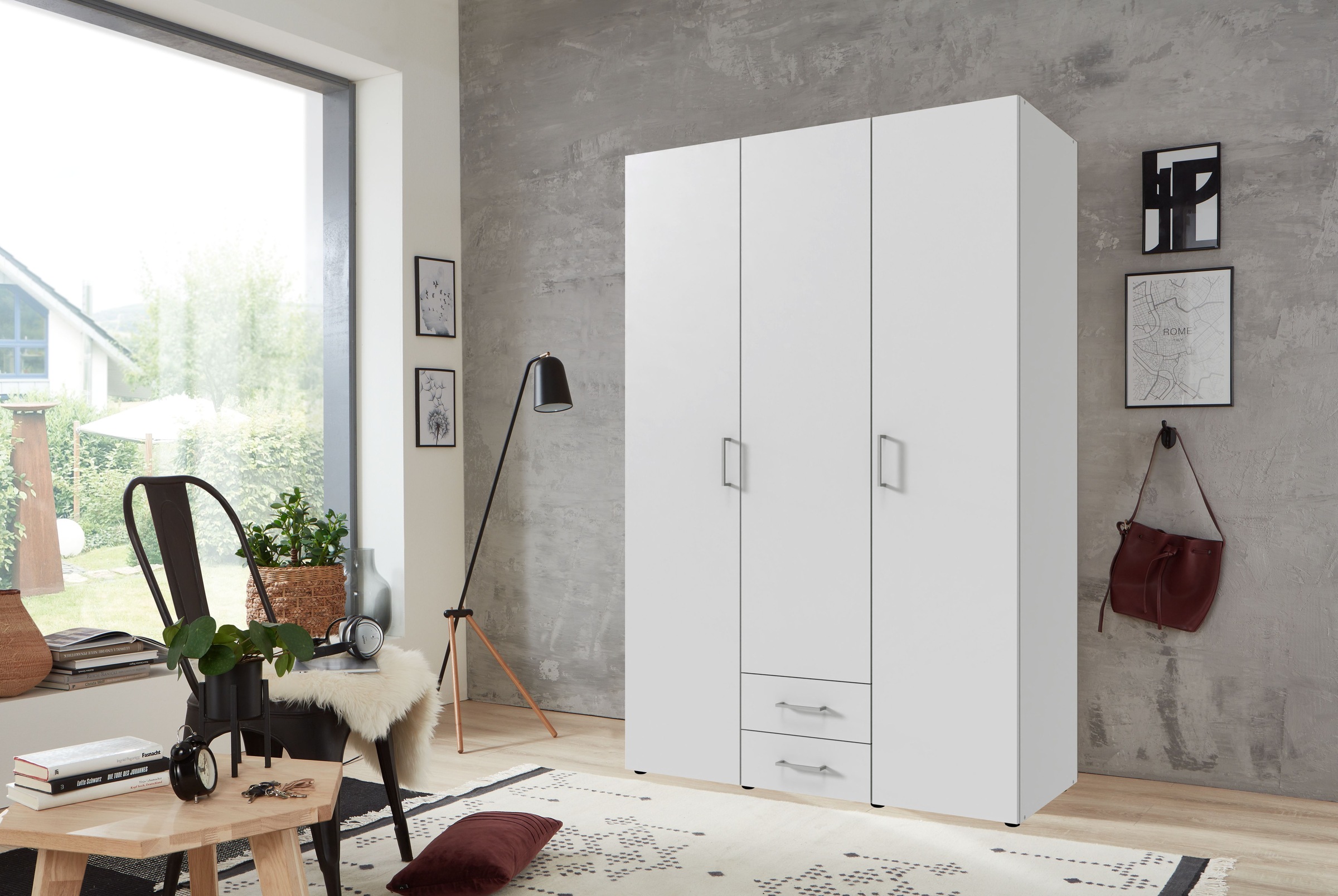 Wimex Drehtürenschrank "Mugano, 135 oder 180cm breit, 208 oder 236cm hoch, günstig online kaufen