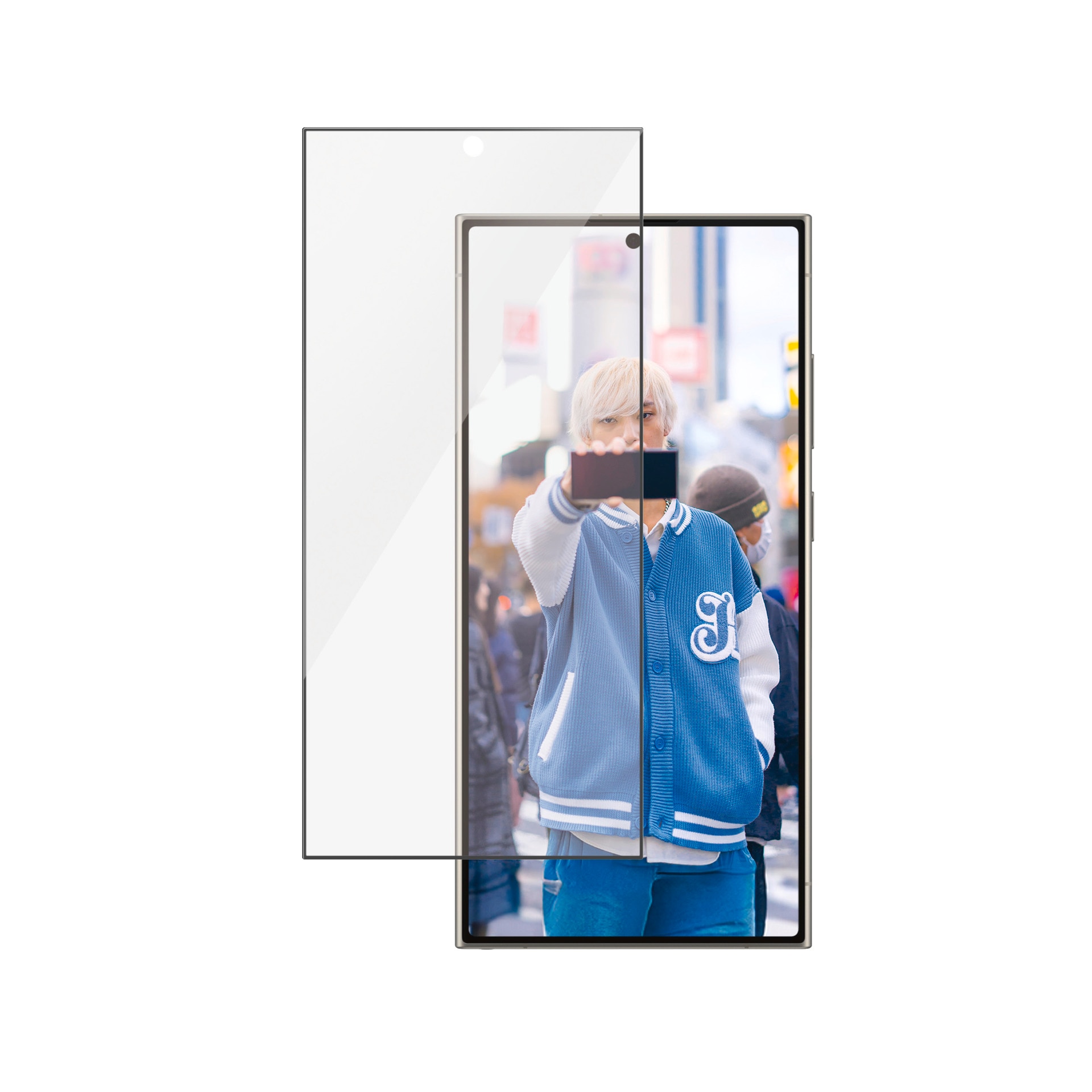 PanzerGlass Displayschutzglas »Ultra-Wide Fit Screen Protection«, für Samsung Galaxy S25 Ultra, Displayschutzfolie, Schutzfolie, Bildschirmschutz, kratz- & stoßfest