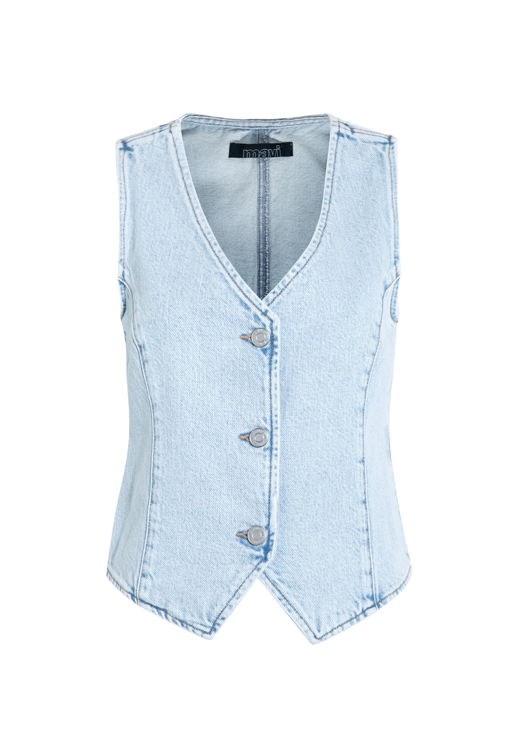 Mavi Jeansjacke »VELA« ohne Kapuze Jeans Vest