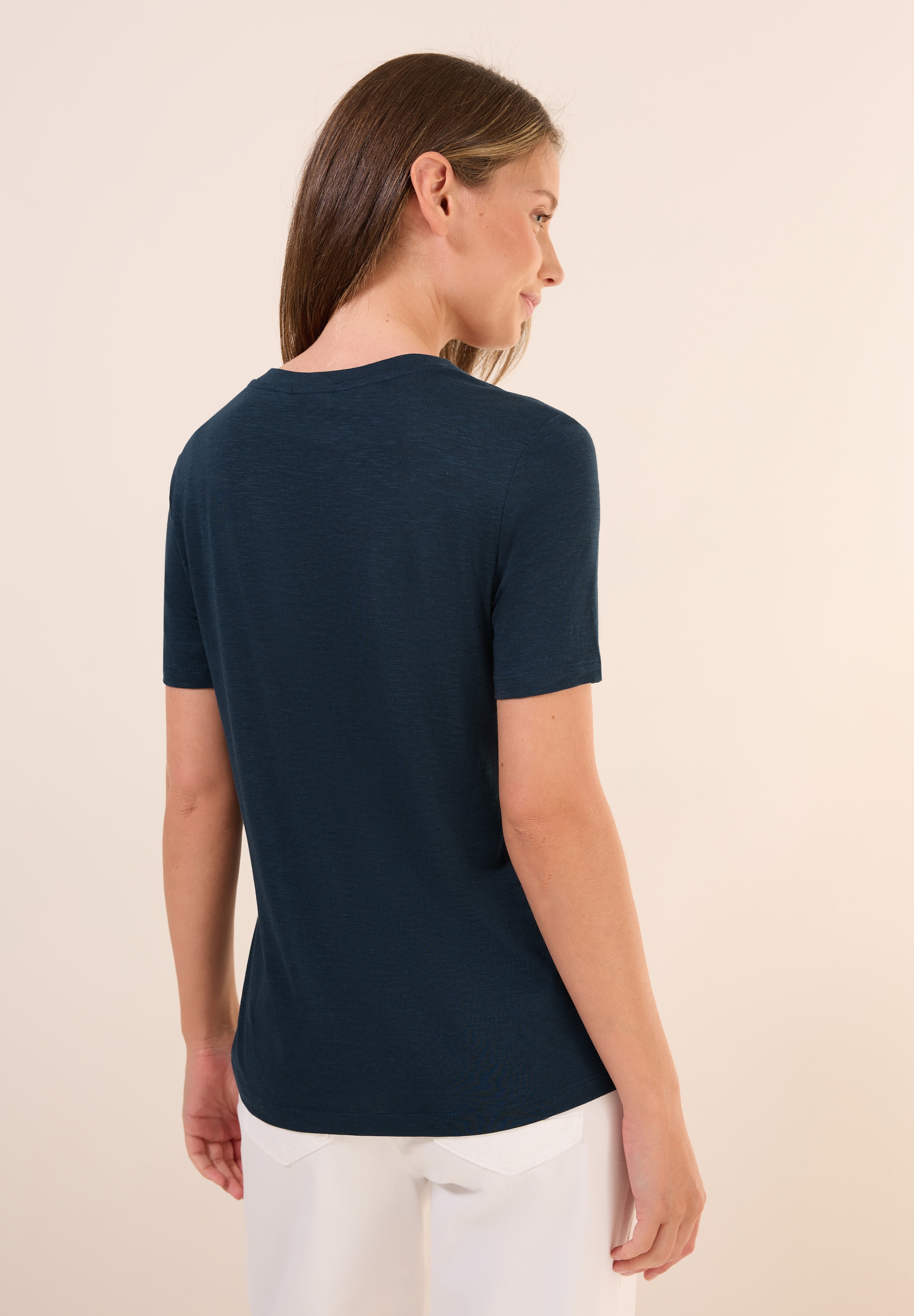 Cecil T-Shirt, mit V-Ausschnitt