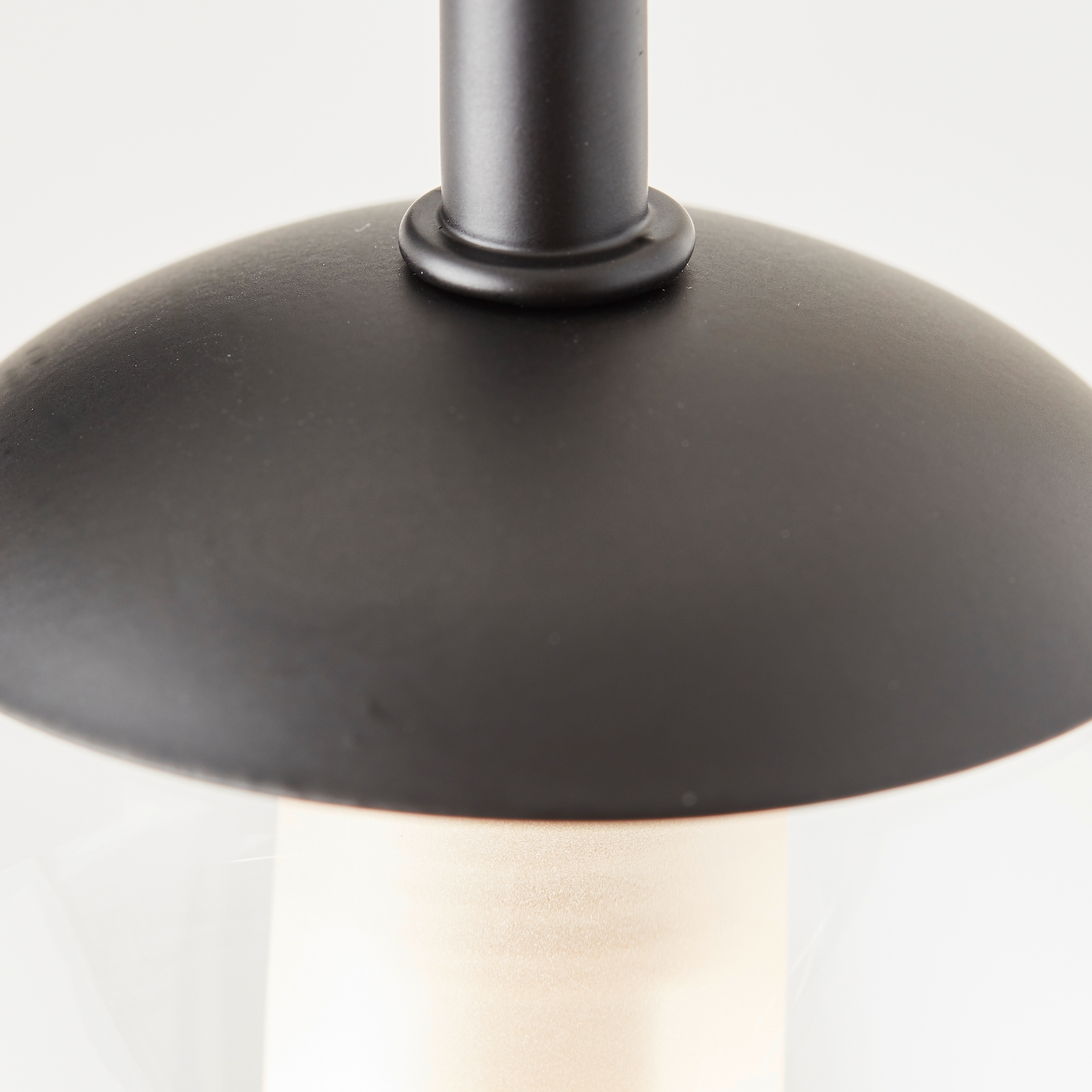 Brilliant Wandleuchte »Gitse«, 1 flammig, Leuchtmittel G9 | ohne Leuchtmittel, Höhe 23 cm, G9, Metall/Glas, schwarz/transparent