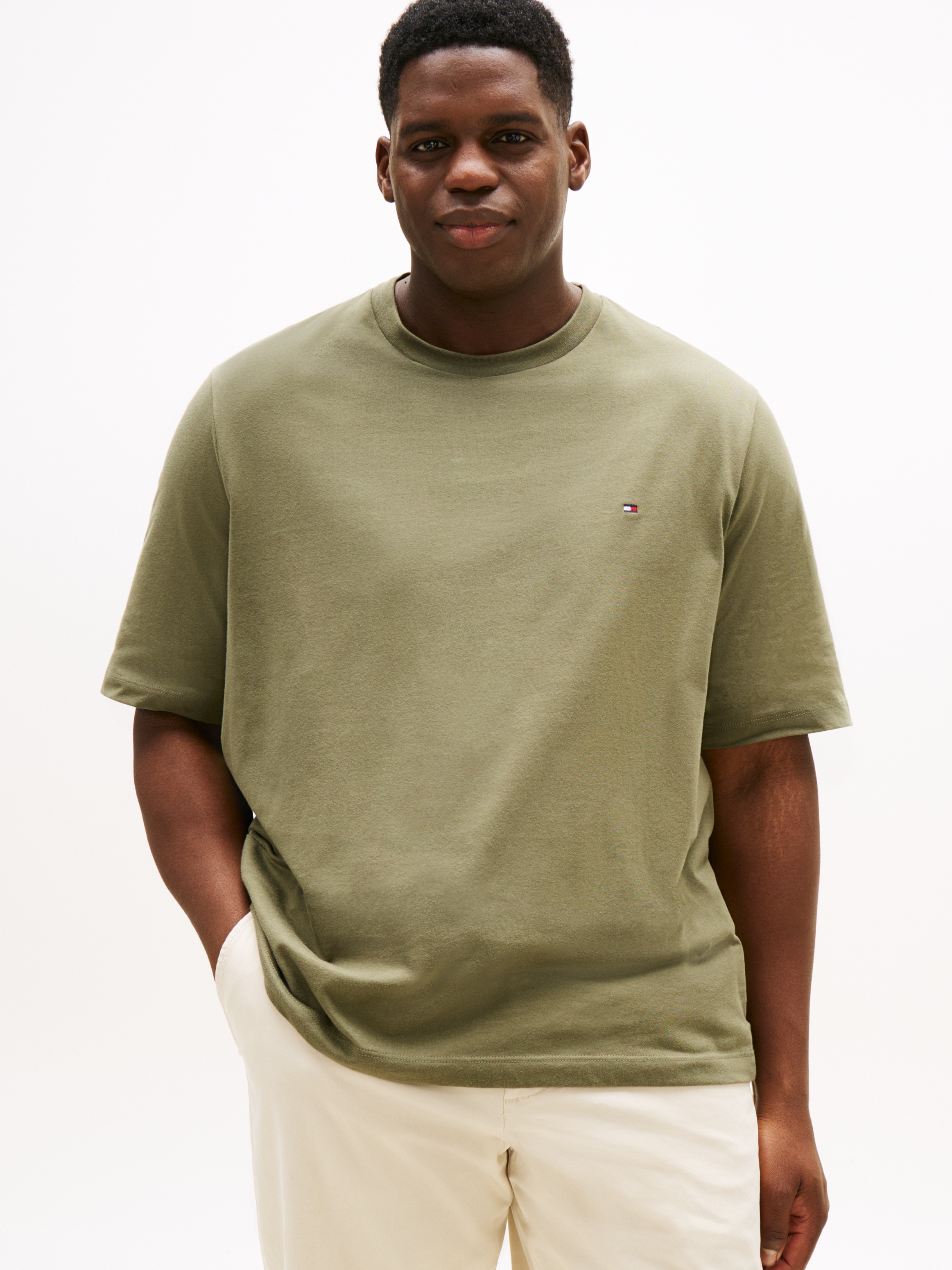 Tommy Hilfiger Big & Tall T-Shirt "BT-ESS SEASONAL REG SOLID TEE-B", Große günstig online kaufen