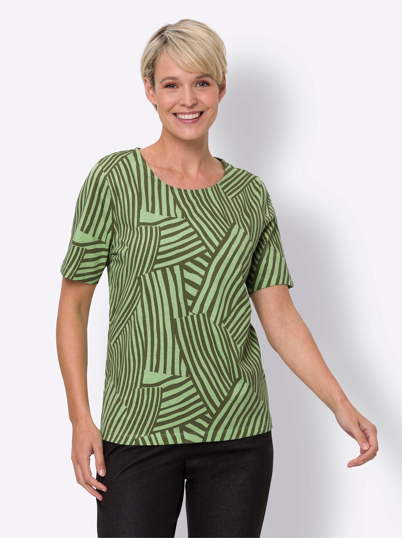 Classic Basics Rundhalsshirt "Kurzarm-Shirt" 1 Stk. günstig online kaufen