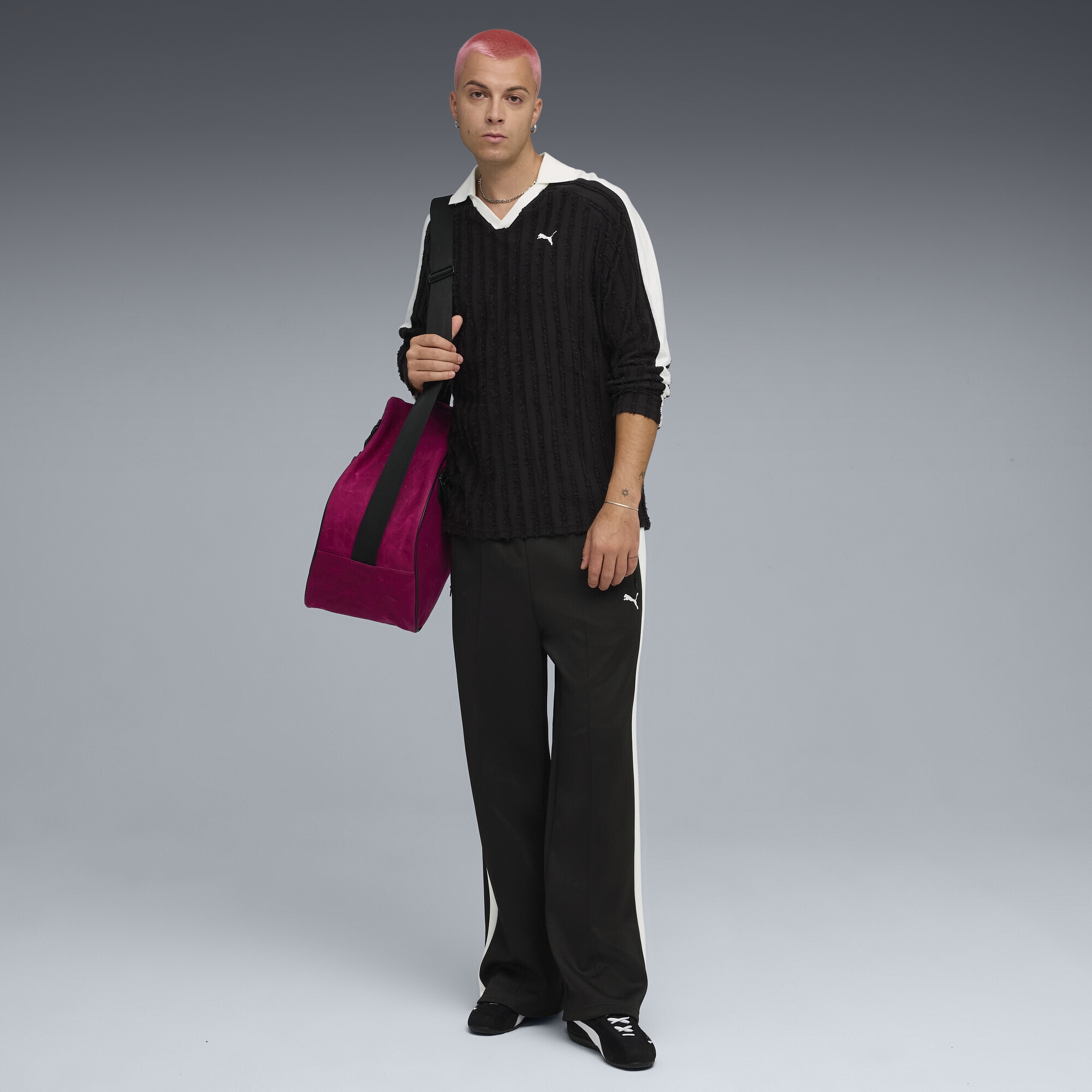 PUMA Poloshirt »T7 Relaxed Langarmpolo Herren«