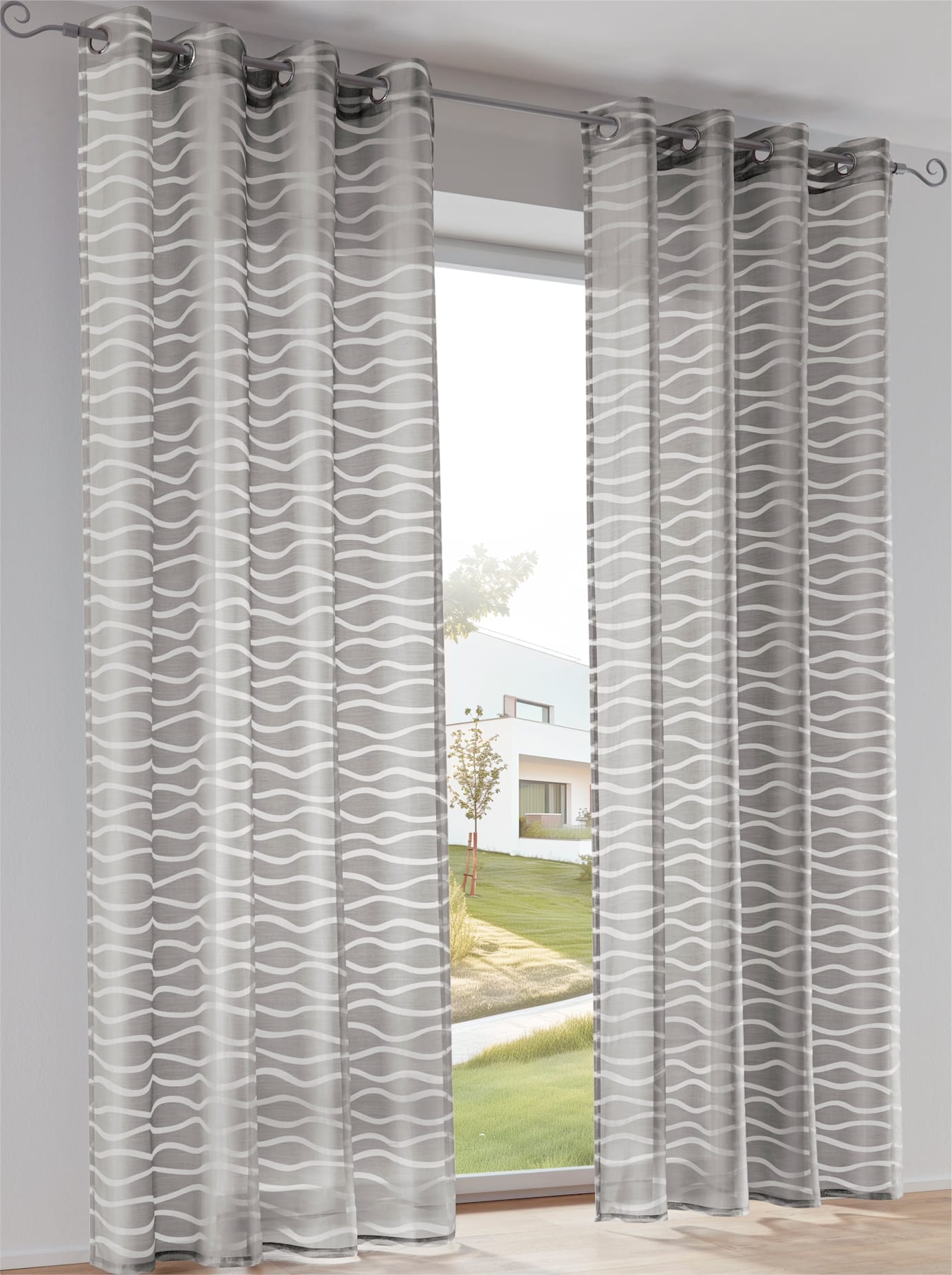 heine home Gardine Ösen 1 Stk. tlg. günstig online kaufen