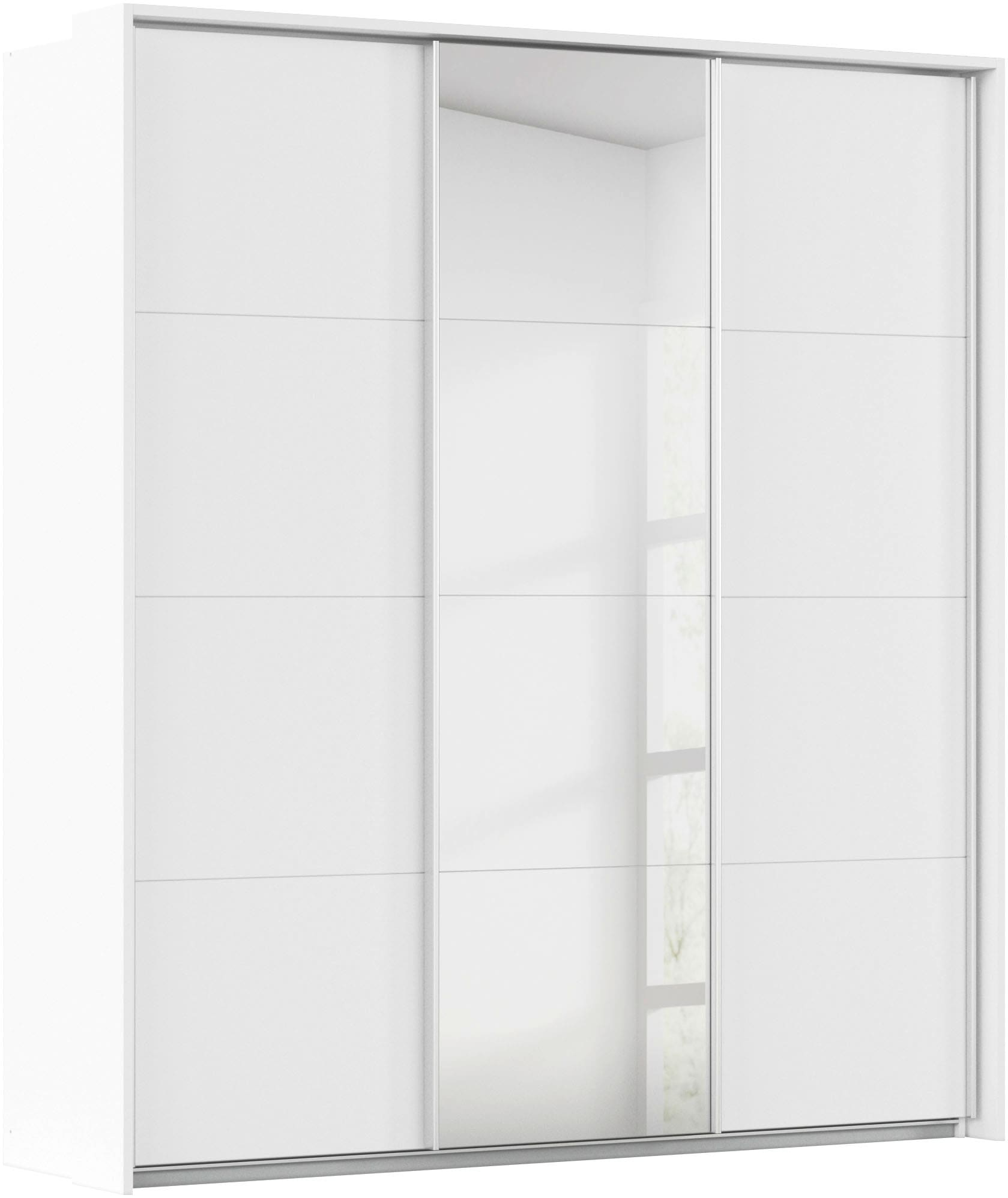 OTTO home Kleiderschrank "Mehrzweckschrank Aktenschrank Möbel Mietswohnung Schlafzimmer CORTONA" erhältlich in Breite 211/278/323/368 cm, Höhe: 214/233 cm, inkl. Passepartout und Zubehör, optionale Beleuchtung MADE IN GERMANY