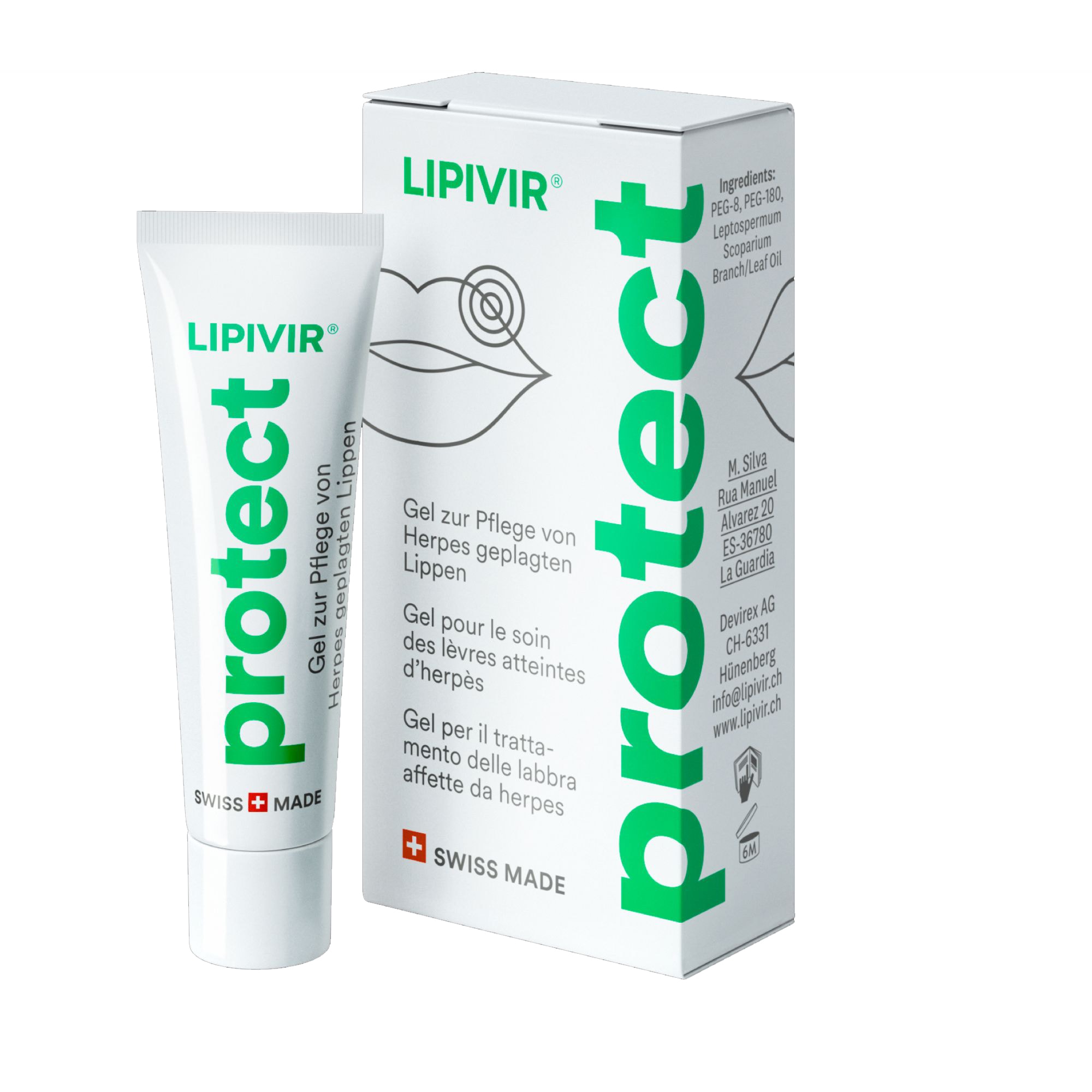 SANACUTE Damen Gesichtslotion "LIPIVIR protect"weiß, Hautpflegemittel