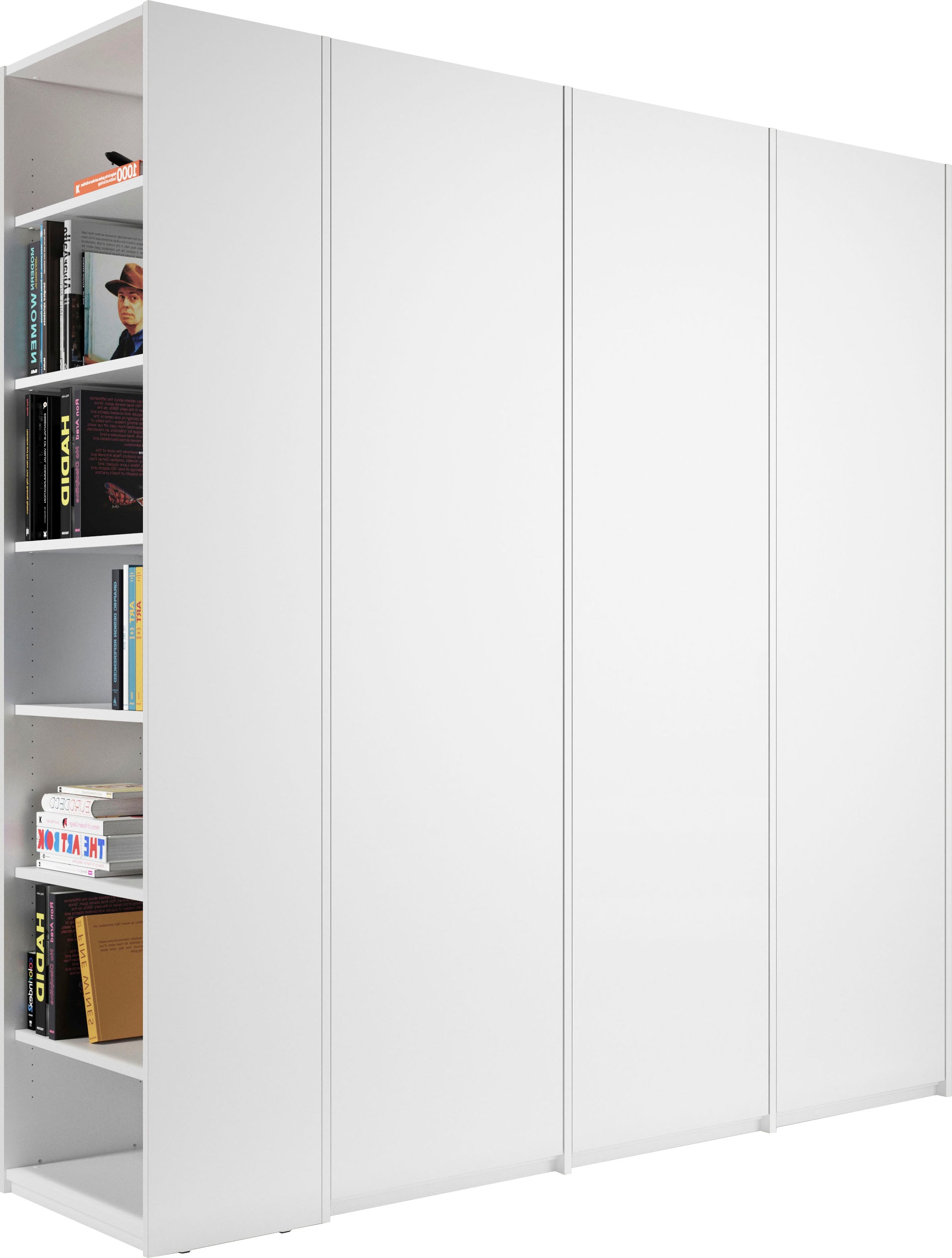 Drehtürenschrank »Modular Plus Variante 7«, zwei Anbauelemente, links oder rechts...