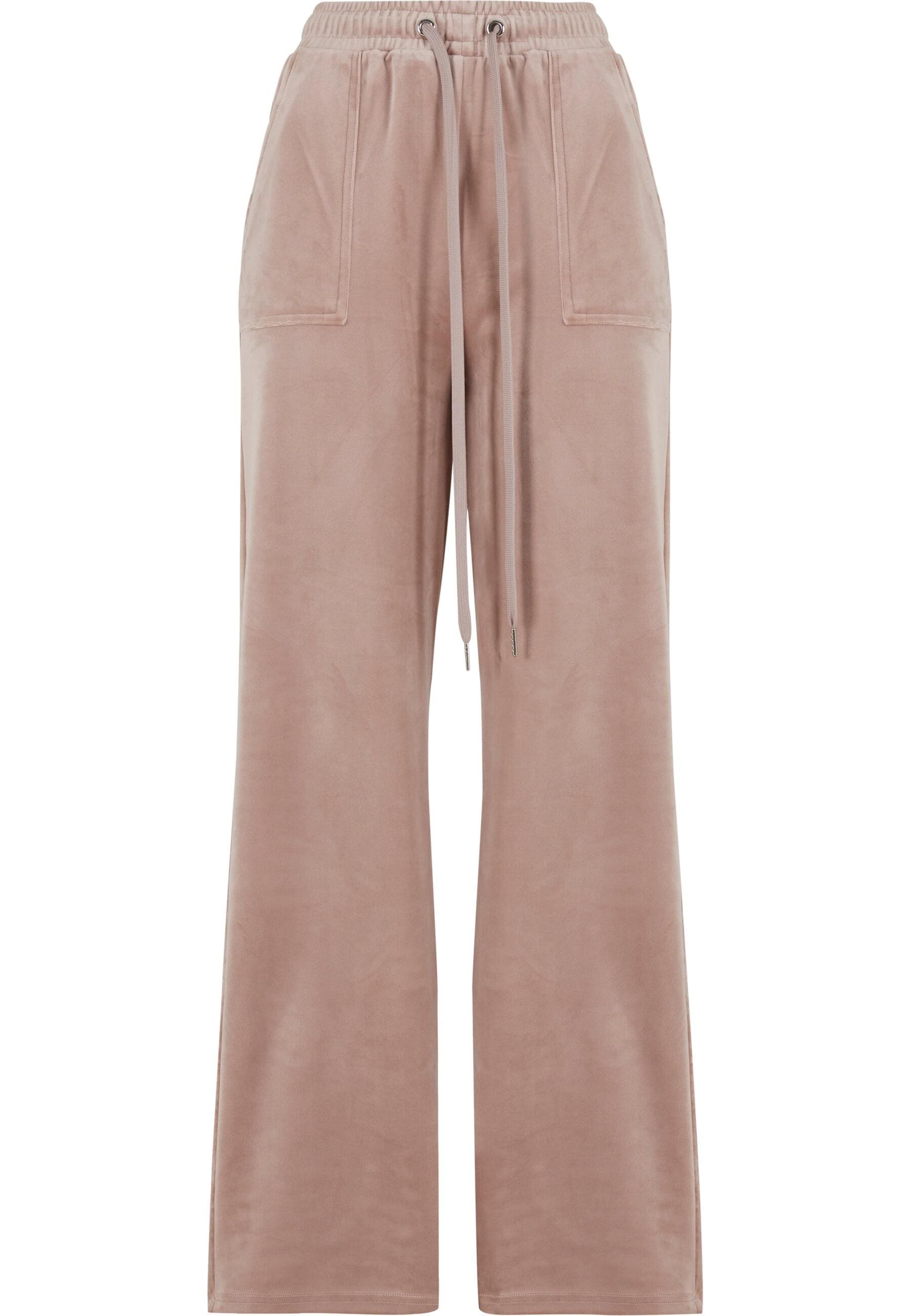 URBAN CLASSICS Jogginghose "Urban Classics Ladies Velvet Sweatpants" günstig online kaufen