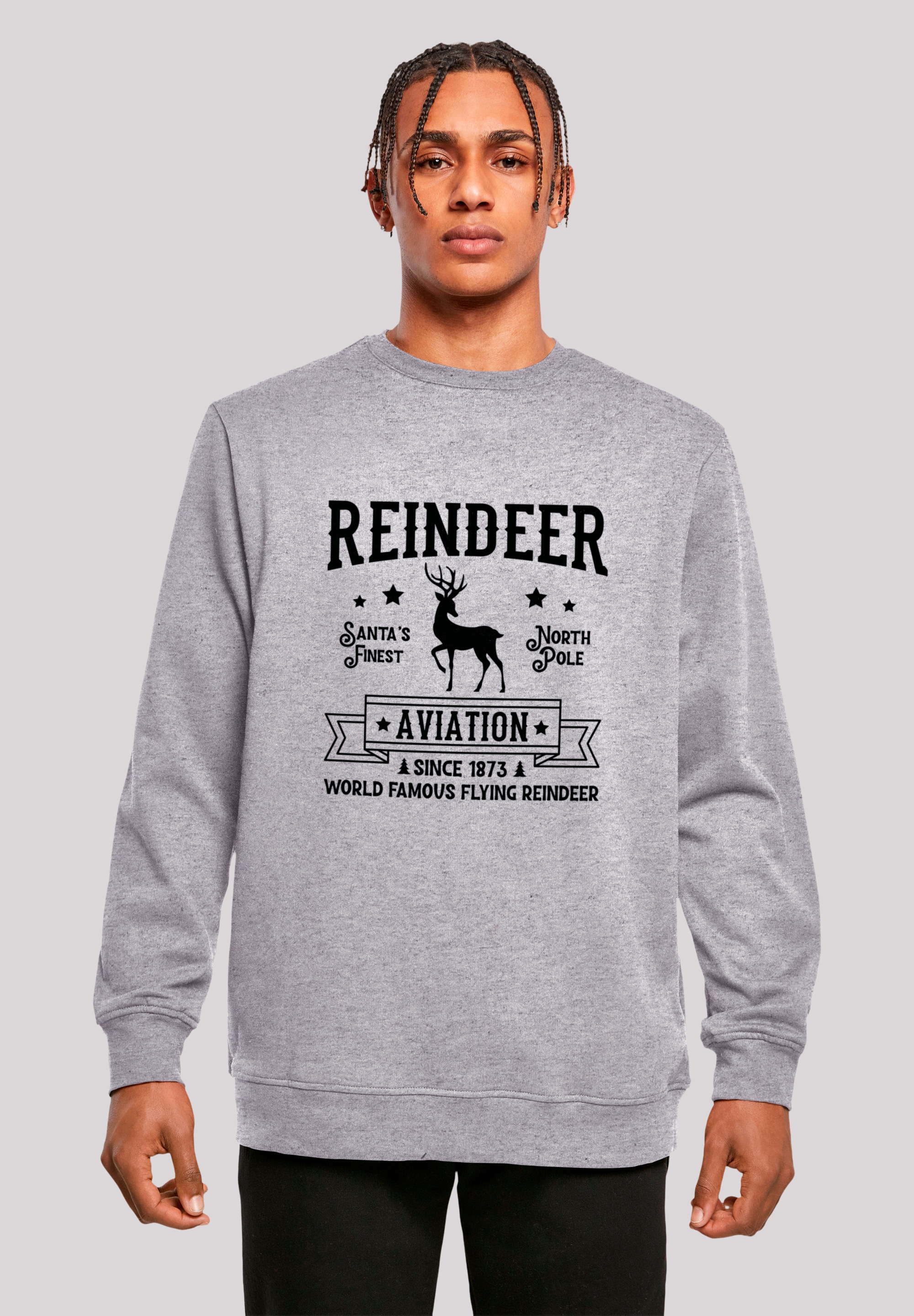 Sweatshirt »Reindeer Aviation Retro Weihnachten Sign«, Premium Qualität, Christmas...