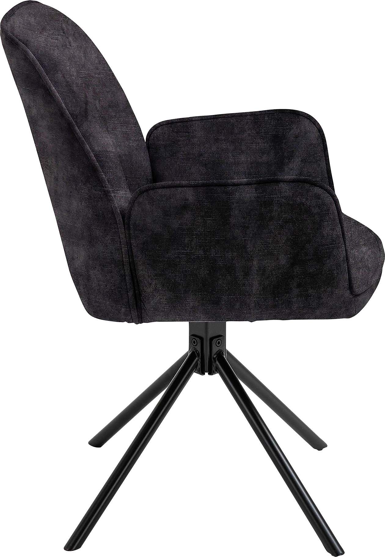 byLIVING Esszimmerstuhl »Blair«, (Set), 2 St., Samtstoff Velvet, 2er-Set, 360 Grad drehbar, gemütlicher Sessel, verschiedenen Stoffe