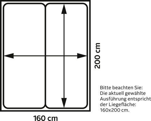 andas Boxspringbett »Kiruna«, in 4 Breiten, 3 Matratzenarten, bis zu 3 Härtegrade, incl. Topper