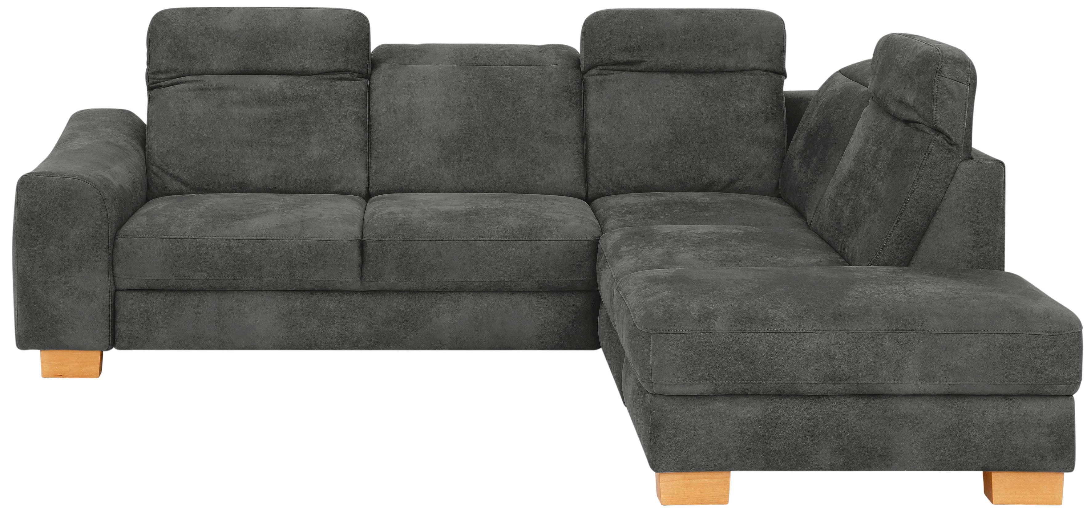 Home affaire Ecksofa "Dundee L-Form" wahlweise mit Kopfteilverstellung und zusätzlich mit Schlaffunktion