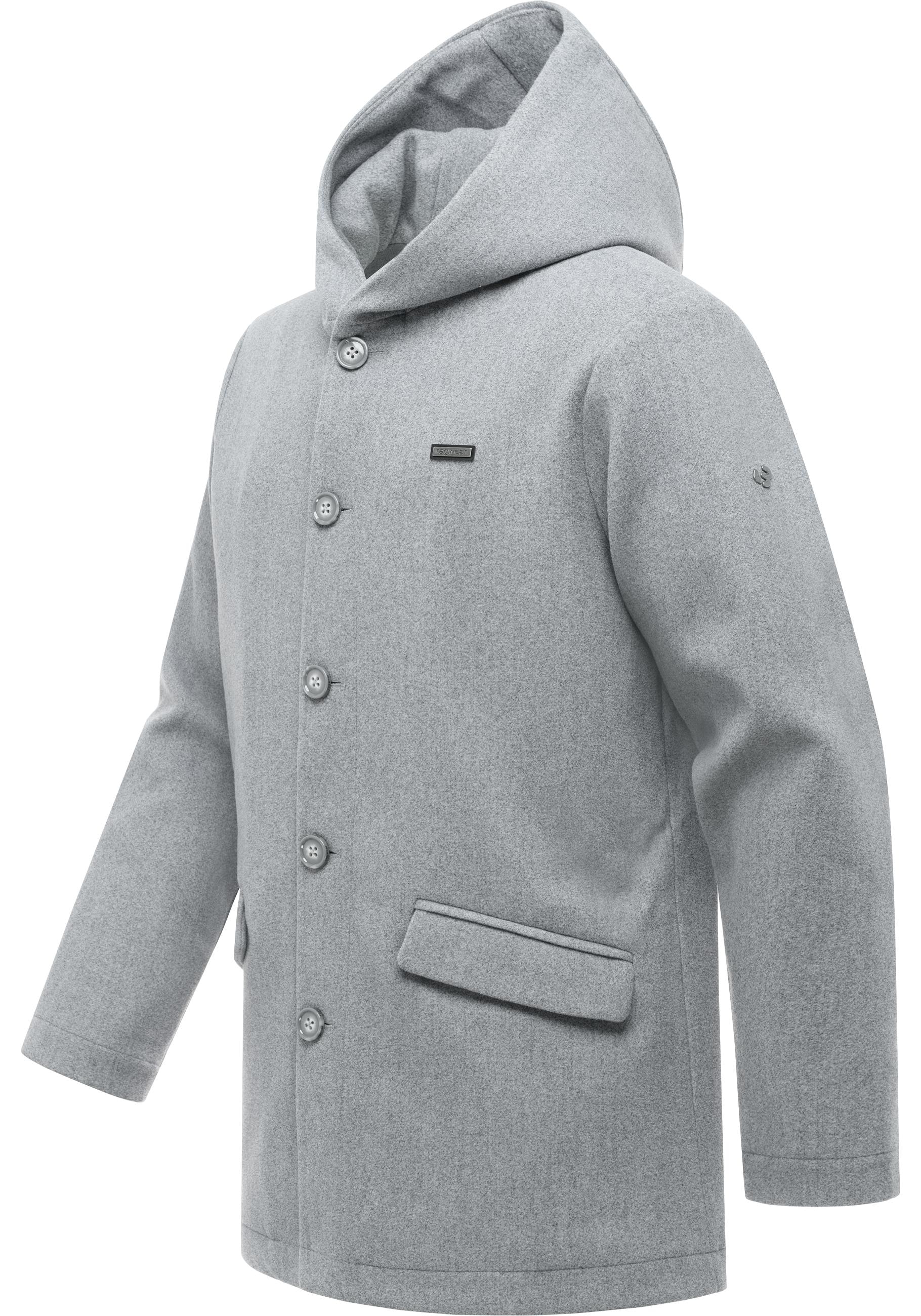 Ragwear Kurzmantel »Badyan Y« Kurzer Mantel in Wollmantel-Optik