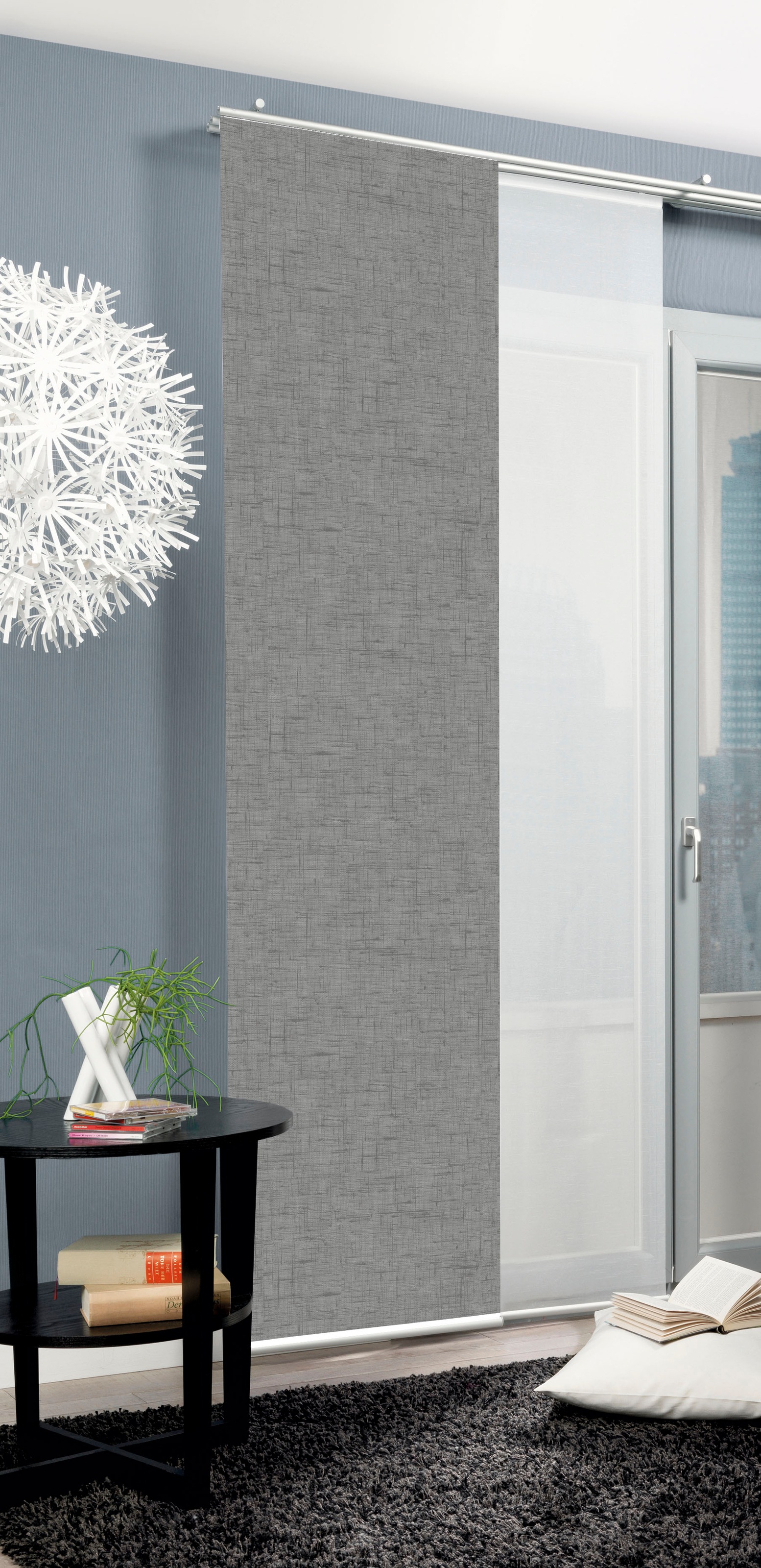 HOME WOHNIDEEN Schiebegardine "PIVE" Paneelwagen 1 Stk. tlg. Schiebegardine günstig online kaufen