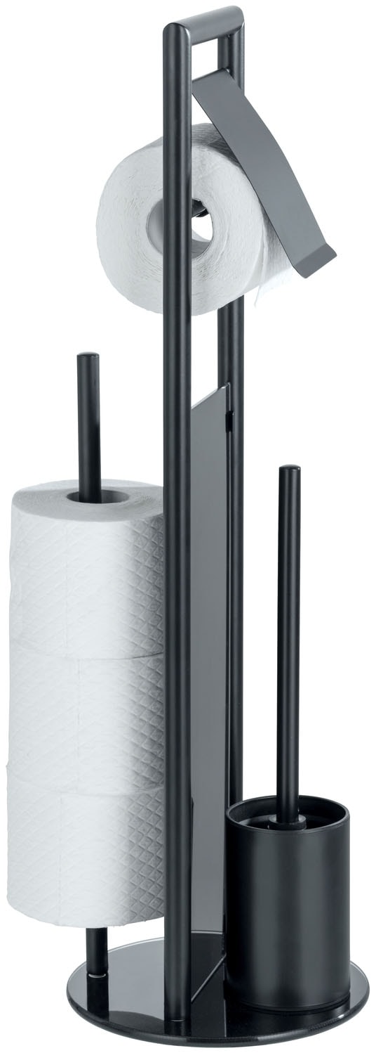 WENKO WC-Garnitur "Ravina" aus Edelstahl  Sicherheitsglas günstig online kaufen