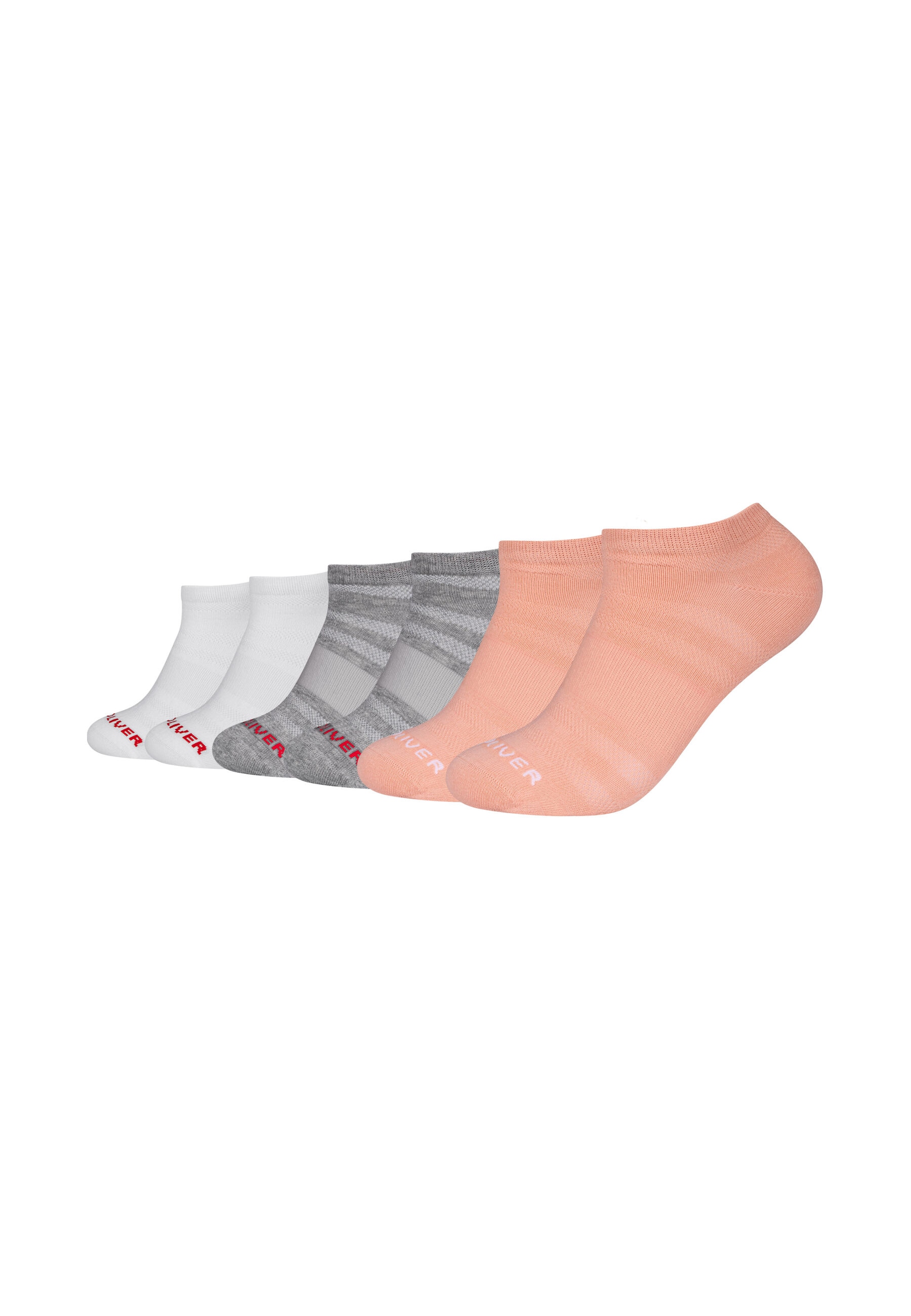 s.Oliver Sneakersocken "Sneakersocken urban Sport 6er Pack" 6er Pack Mesh-B günstig online kaufen